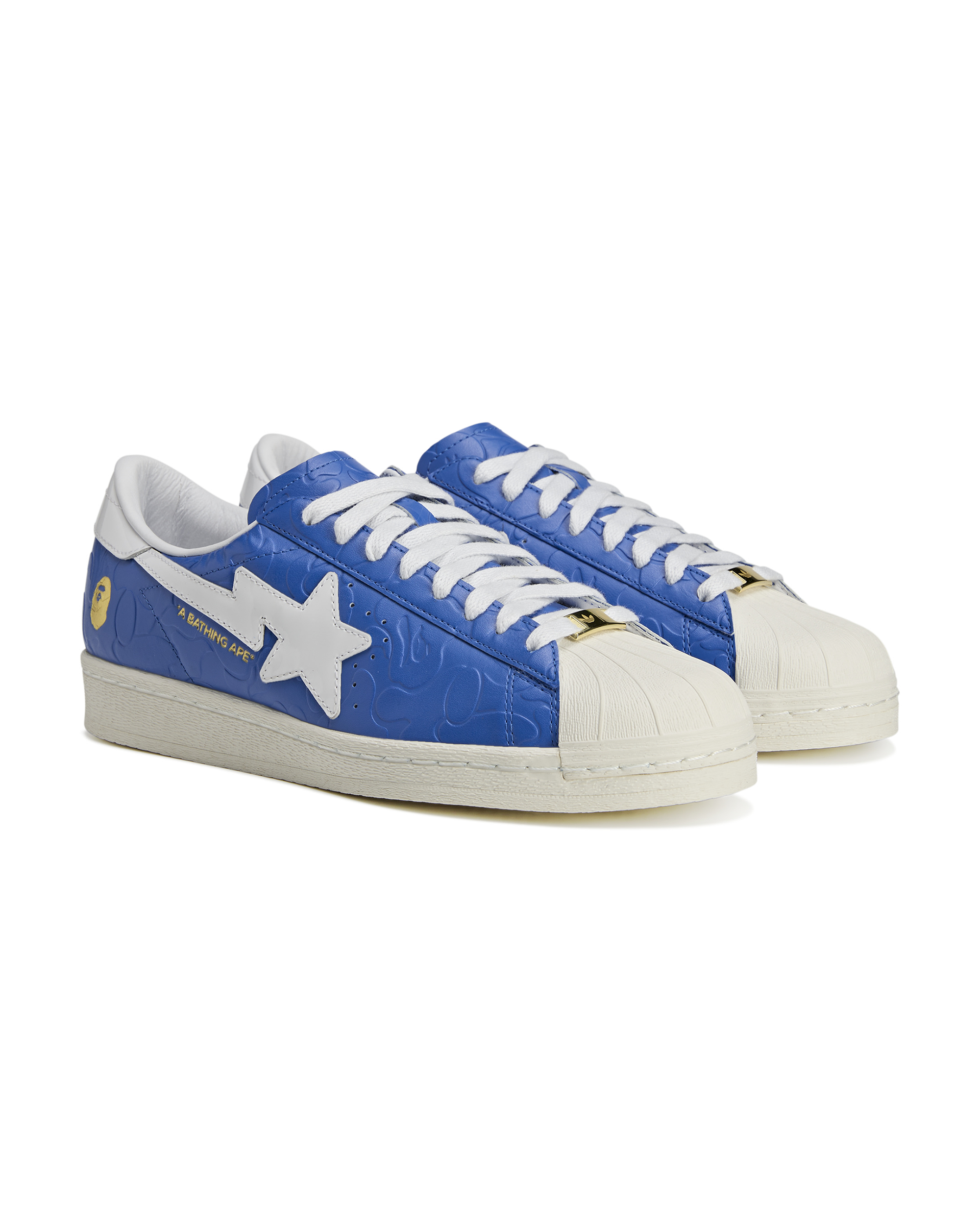 BAPE Superstar - Blue / White / Off White