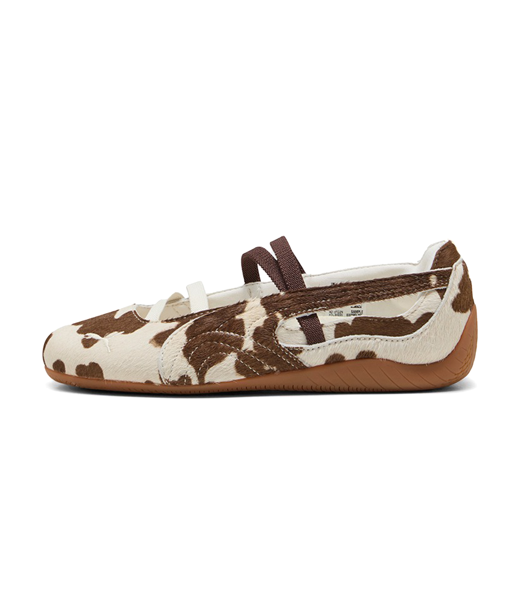 Women's Speedcat Ballet Cow - Chocolate Brown