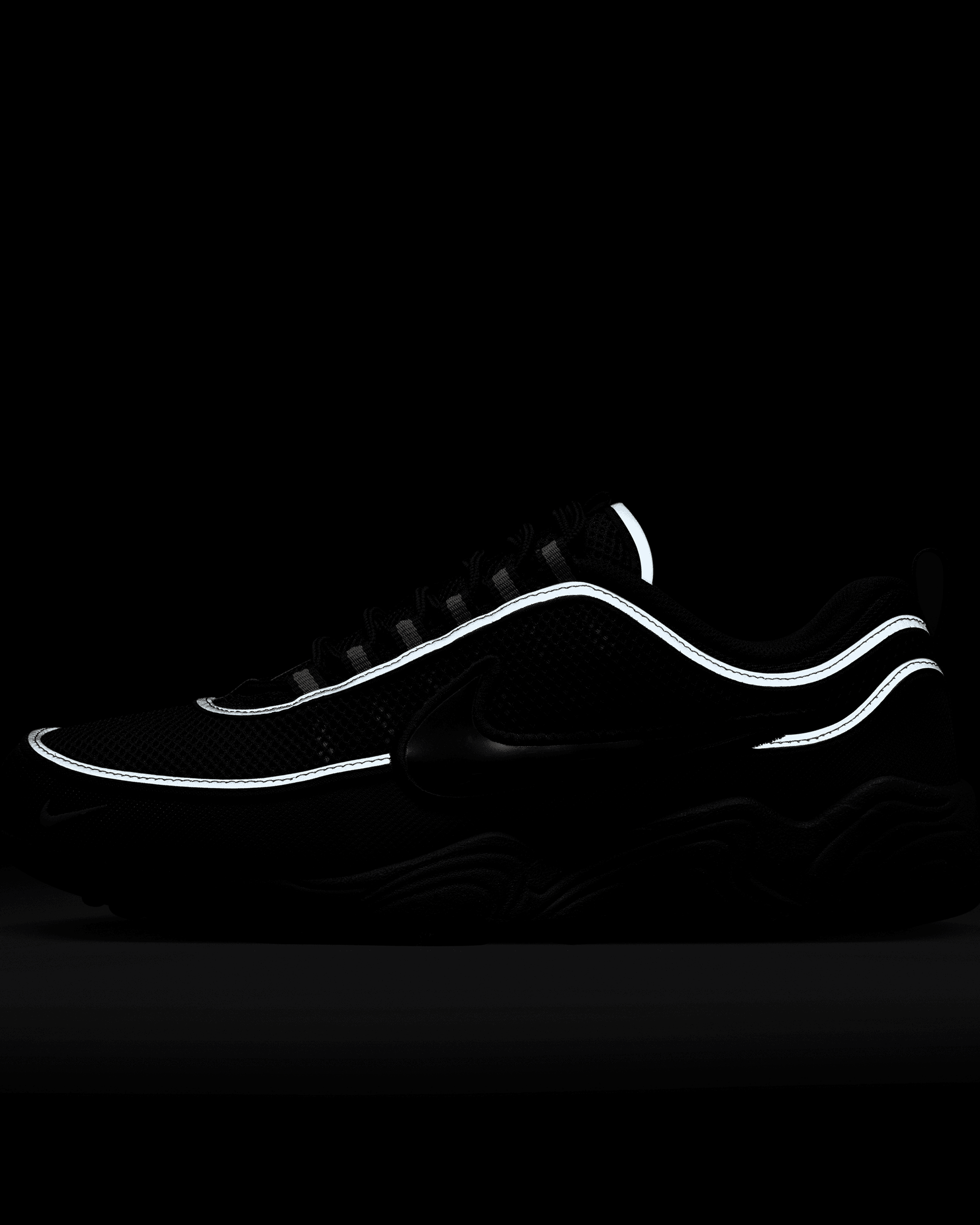 Air Zoom Spiridon SP - Black / Metallic Silver / Red