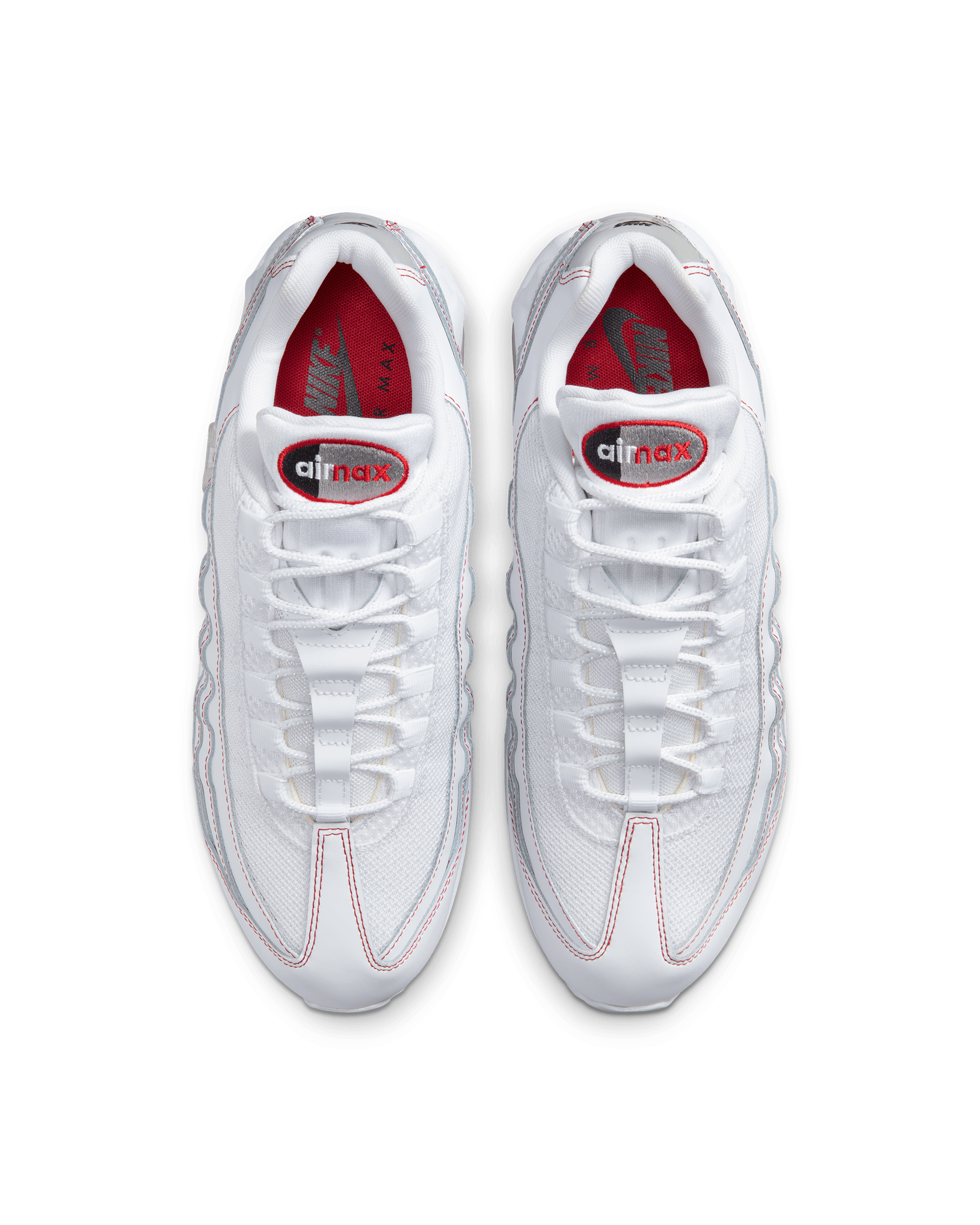 Air Max 95 OG - White / University Red / Wolf Grey
