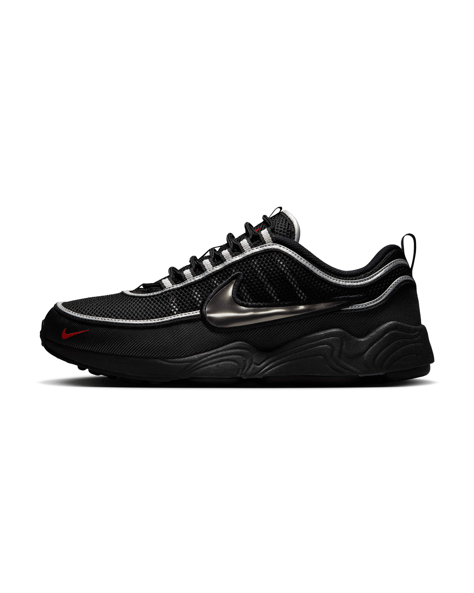 Air Zoom Spiridon SP - Black / Metallic Silver / Red