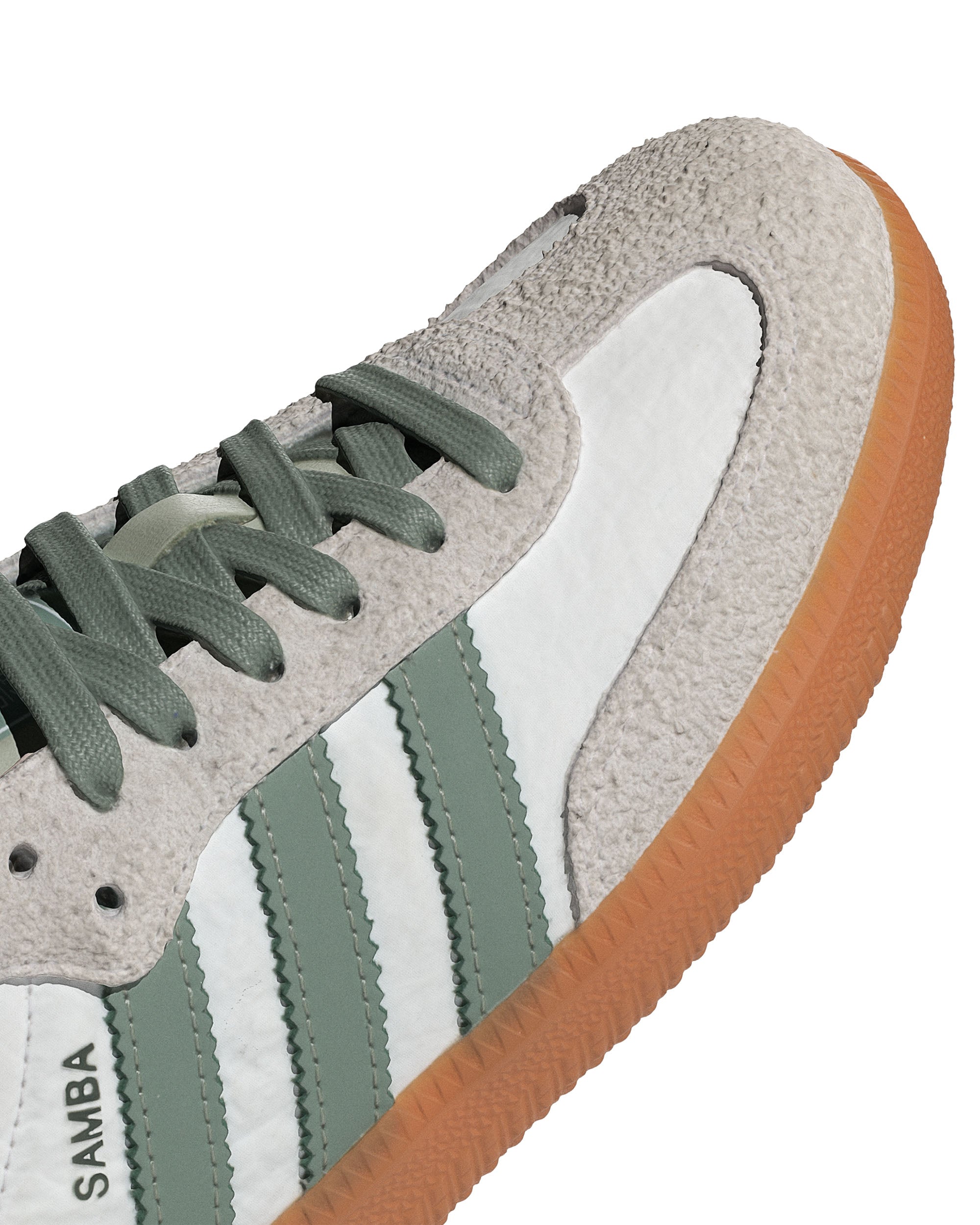 Womens Samba OG - White Silver Green / Putty Mauve