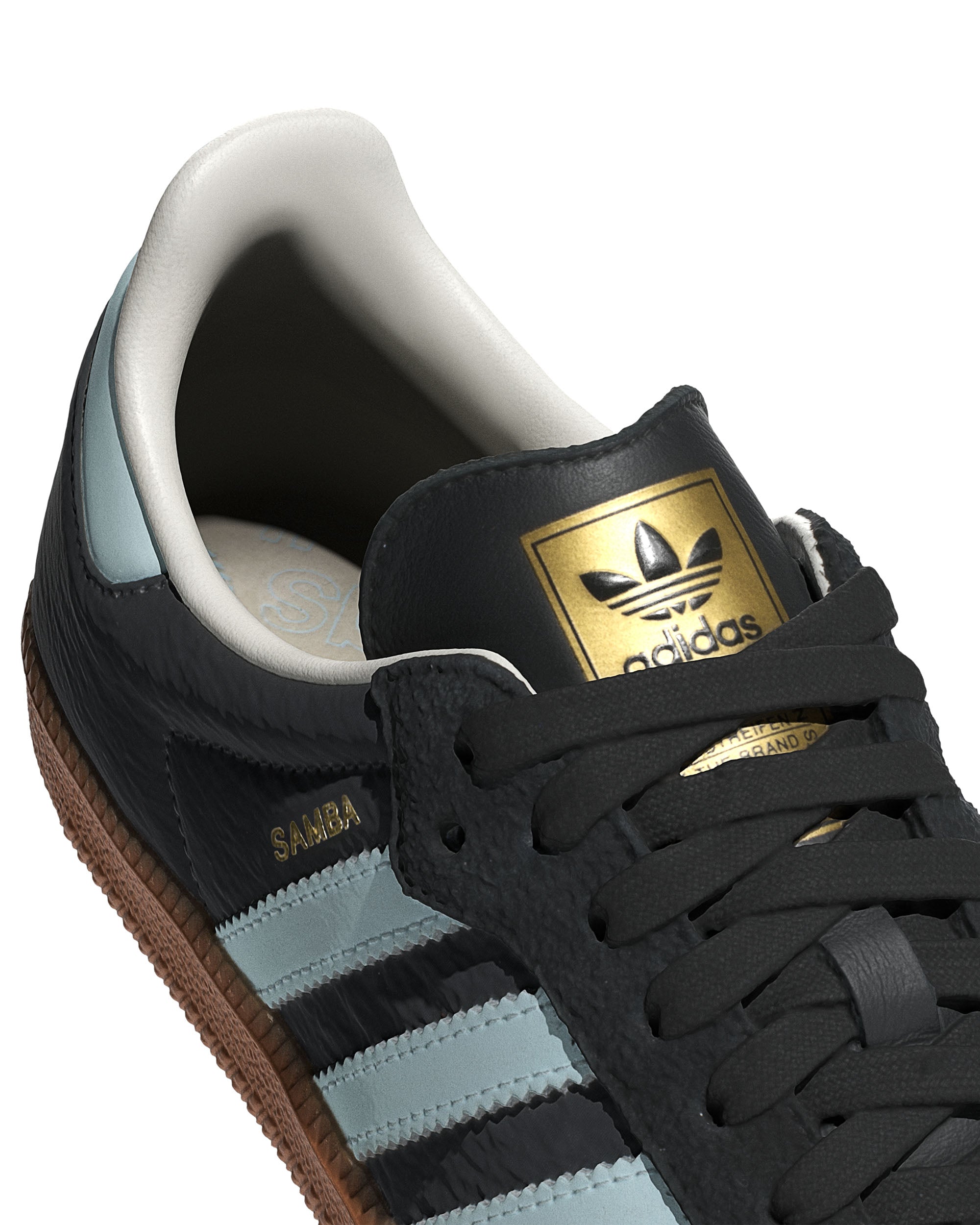 Womens Samba OG - Carbon / Almost Blue / Chalk White