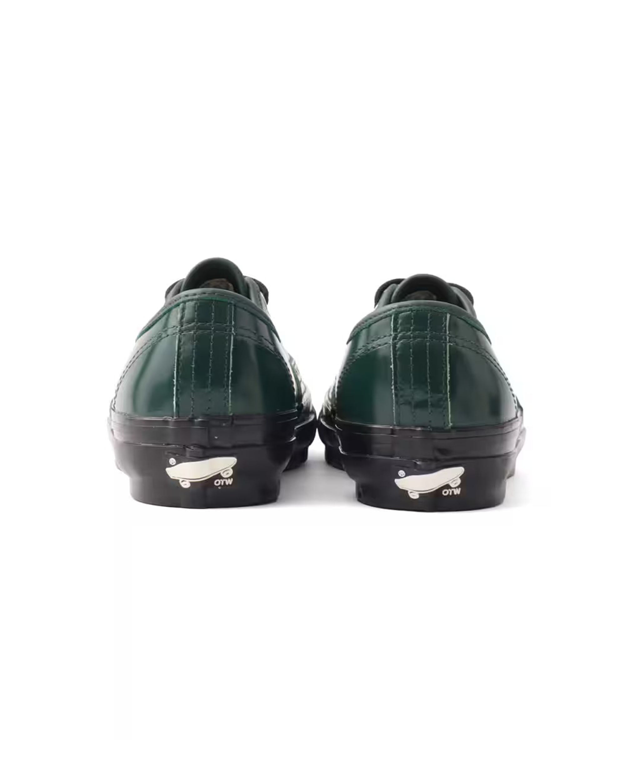 OTW Authentic 44 Siped Vibram Gloss Leather Brogue - Emerald / Black