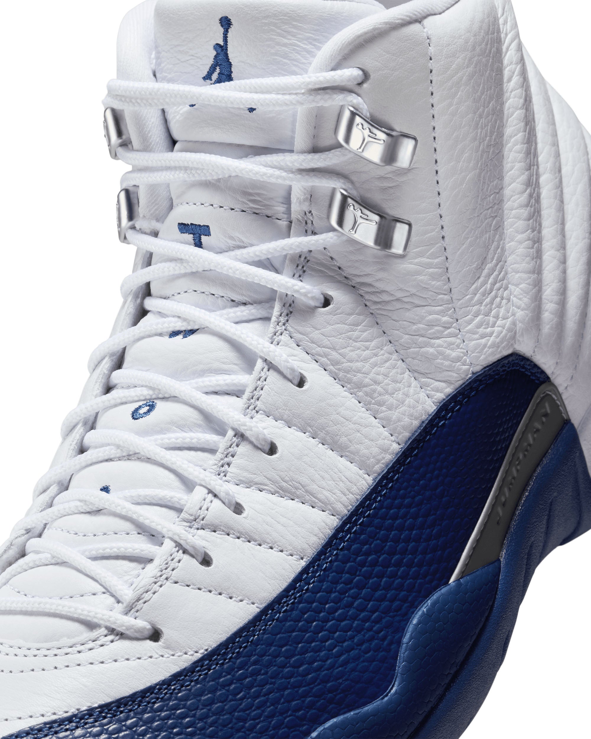 Air Jordan 12 Retro - White / French Blue / Metallic Silver