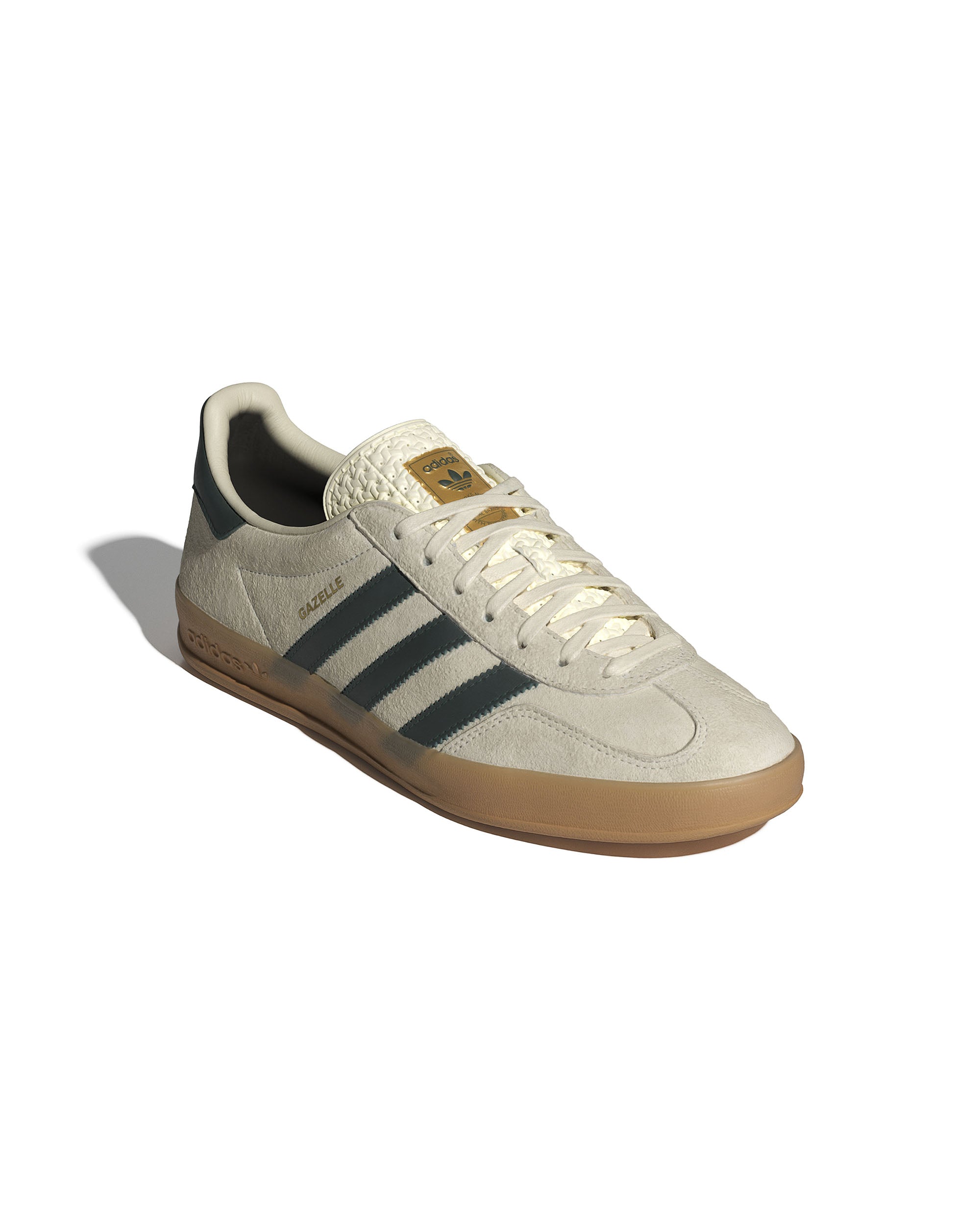 Gazelle Indoor - Cream White / Collegiate Green / Gum