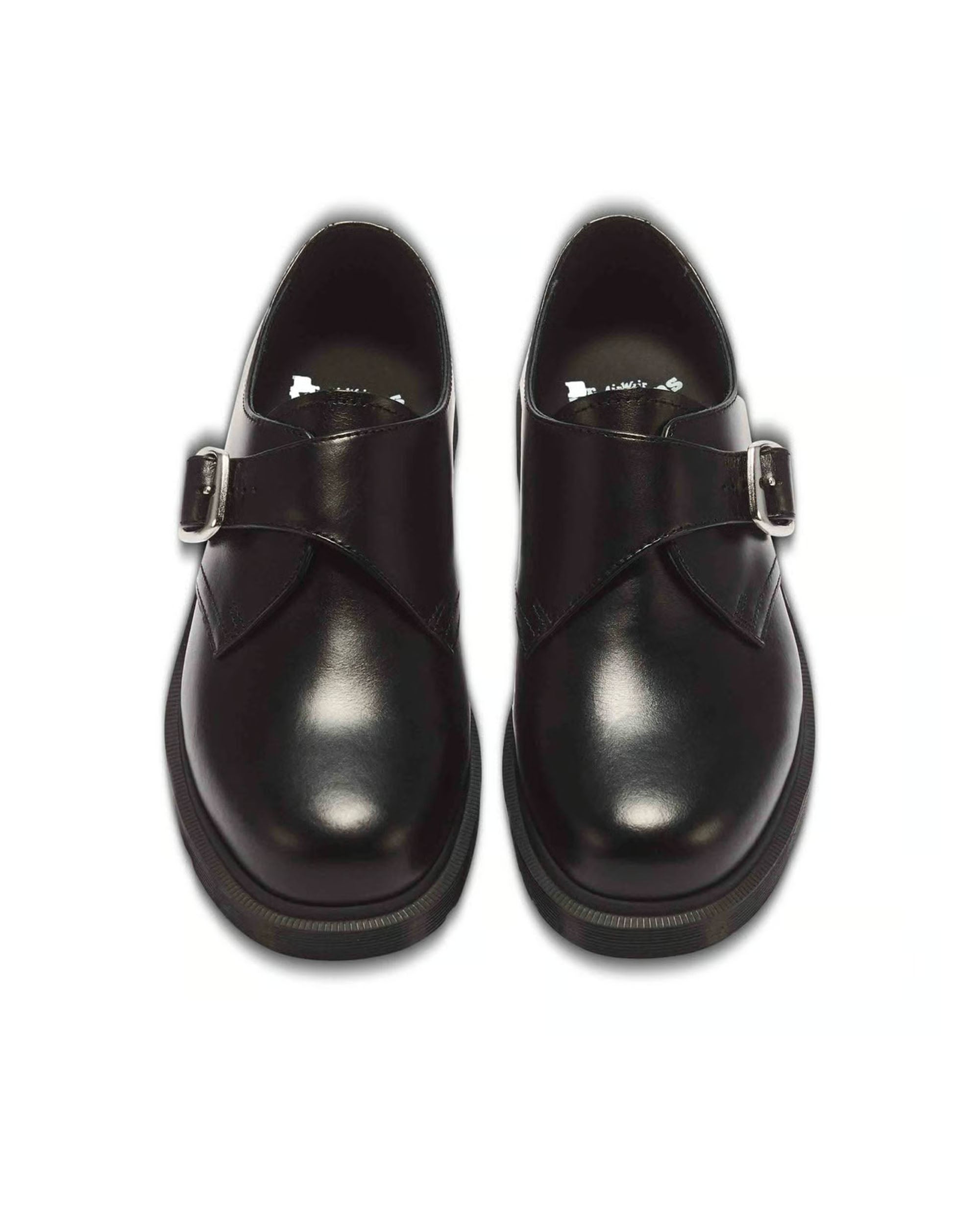 1461 Buckle Monk Shoe - Black Analine