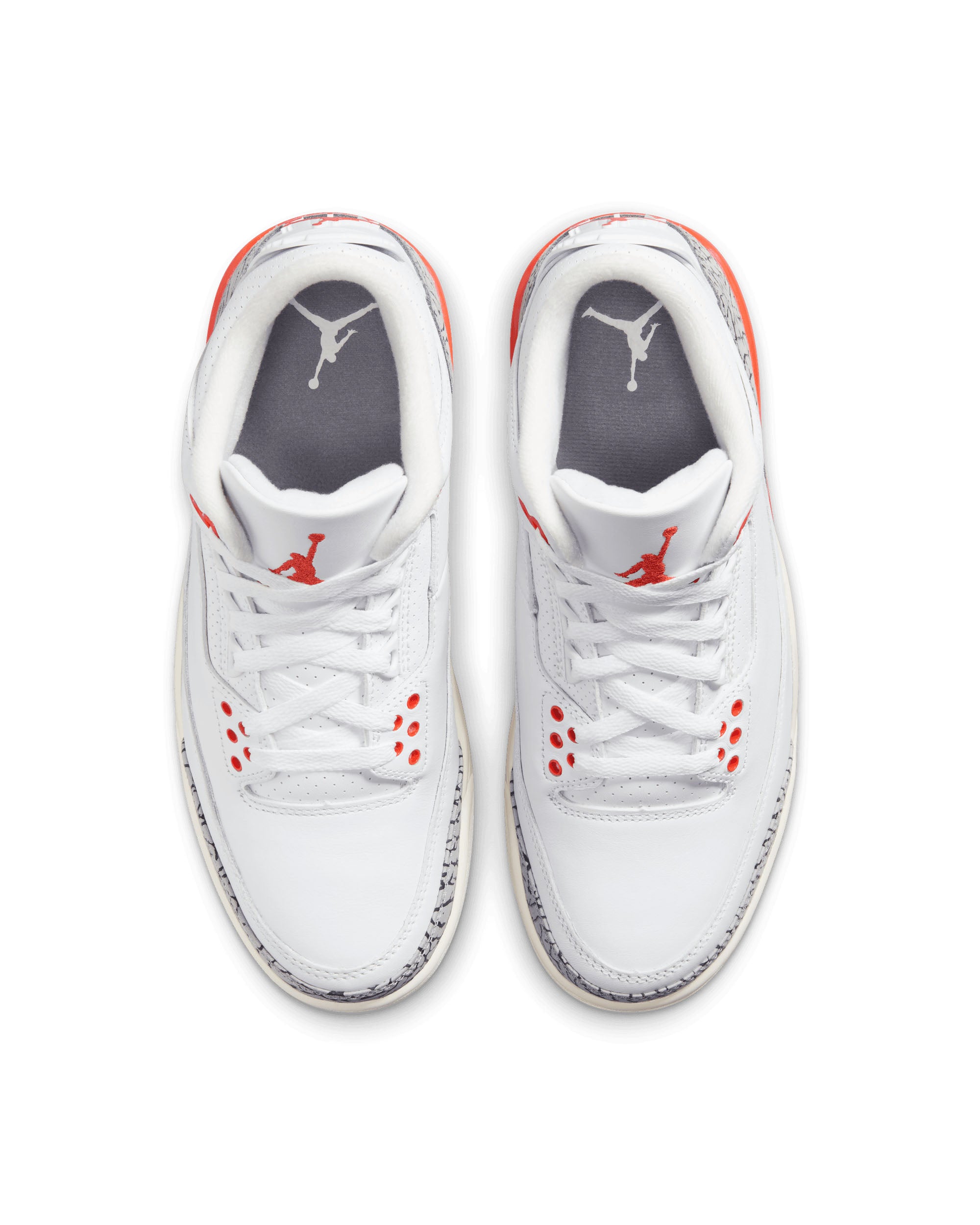 Womens Air Jordan 3 Retro - White / Cosmic Clay / Sail / Cement Grey