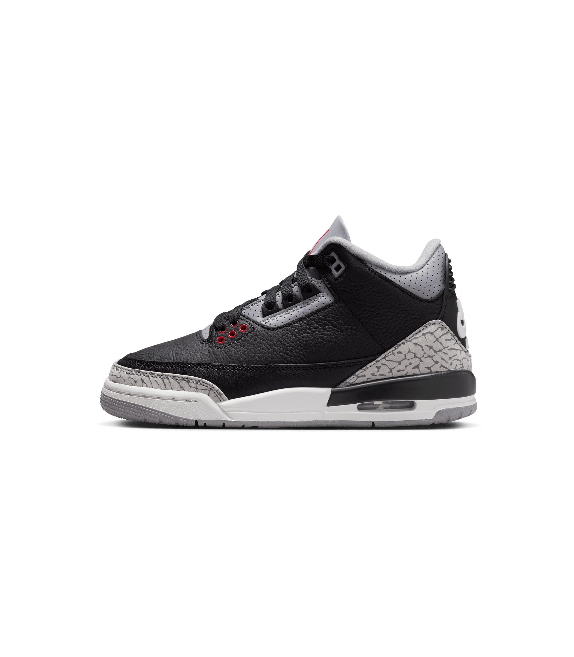 Air Jordan 3 Retro GS - Black / Fire Red / Cement