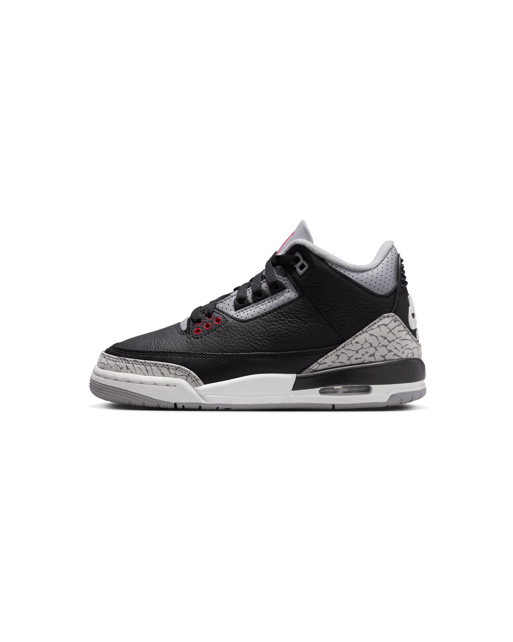 Air Jordan 3 Retro GS - Black / Fire Red / Cement