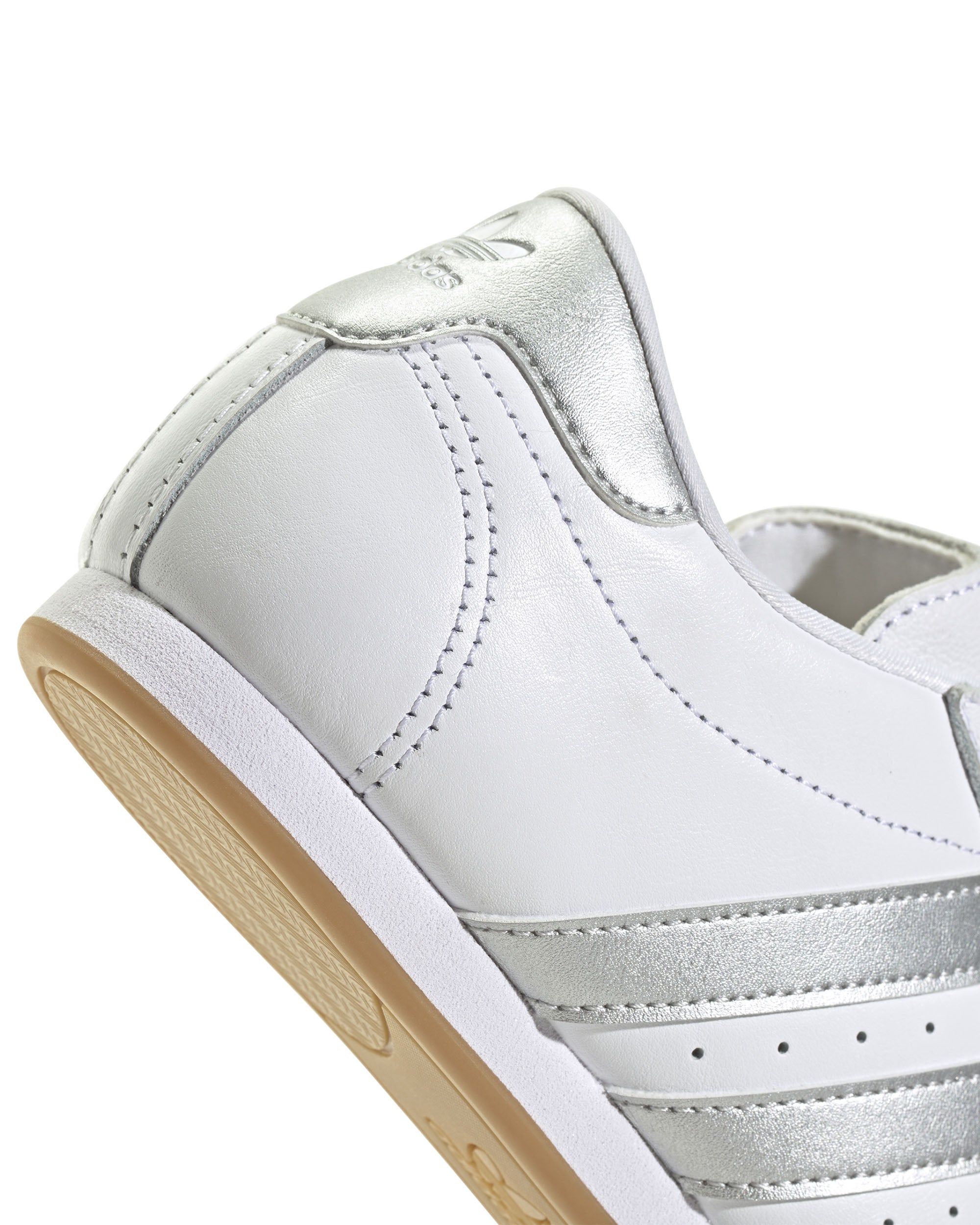 Womens Taekwondo Laced - Cloud White / Silver Metallic / Gum