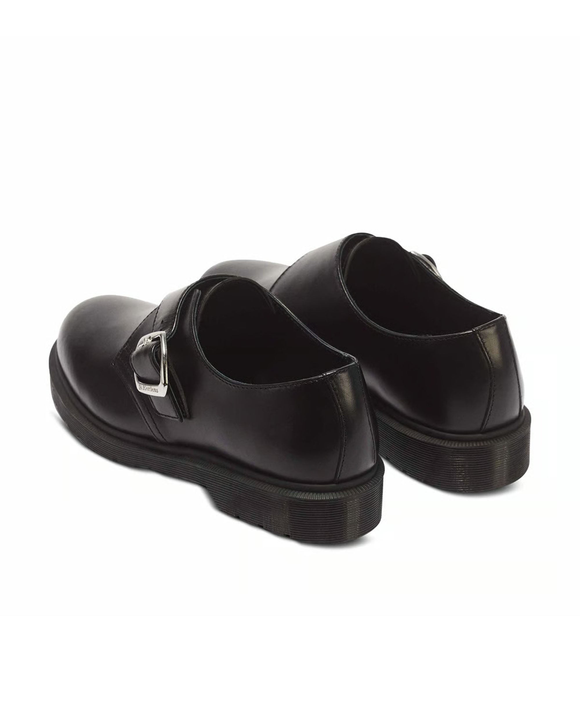 1461 Buckle Monk Shoe - Black Analine