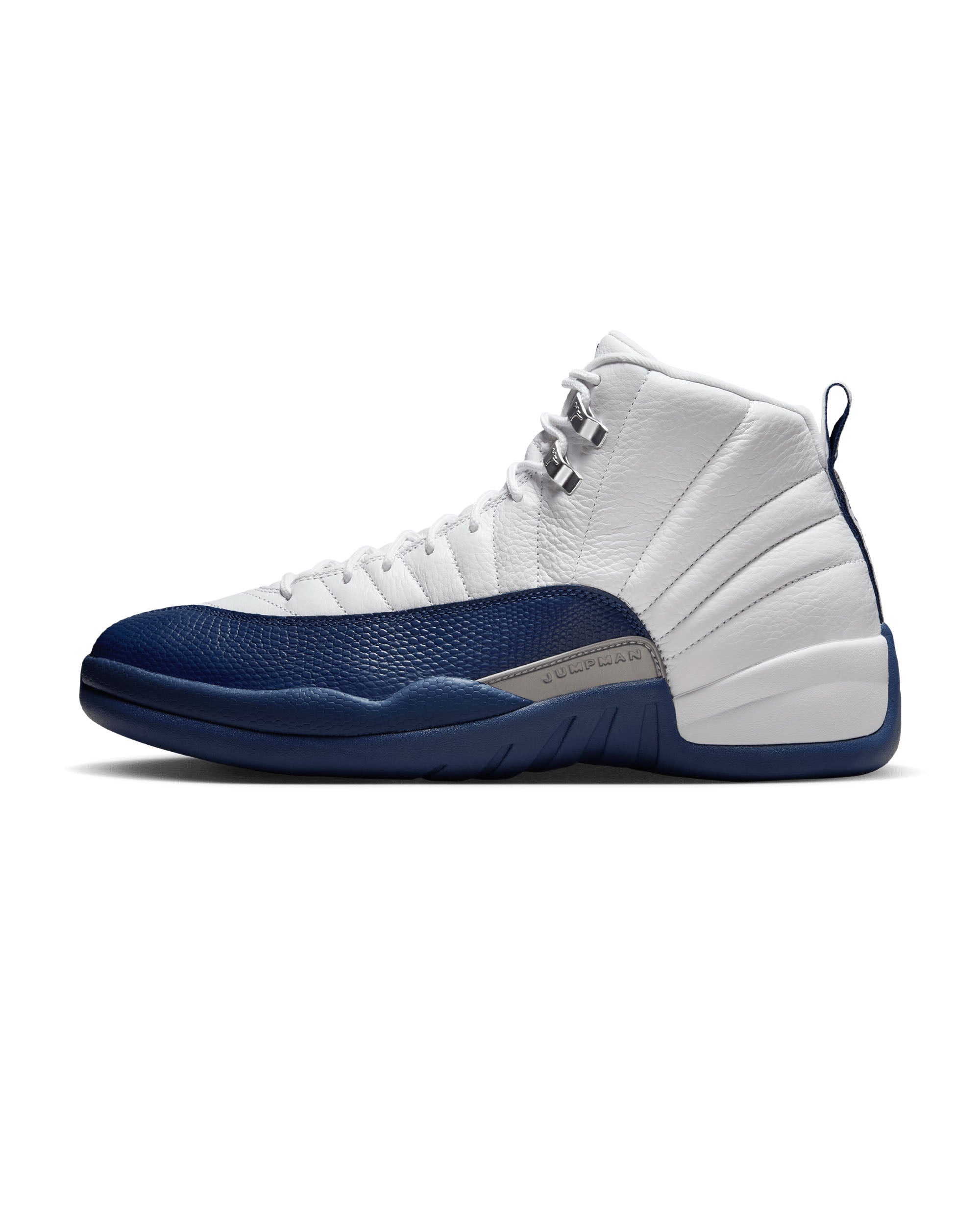 Air Jordan 12 Retro - White / French Blue / Metallic Silver