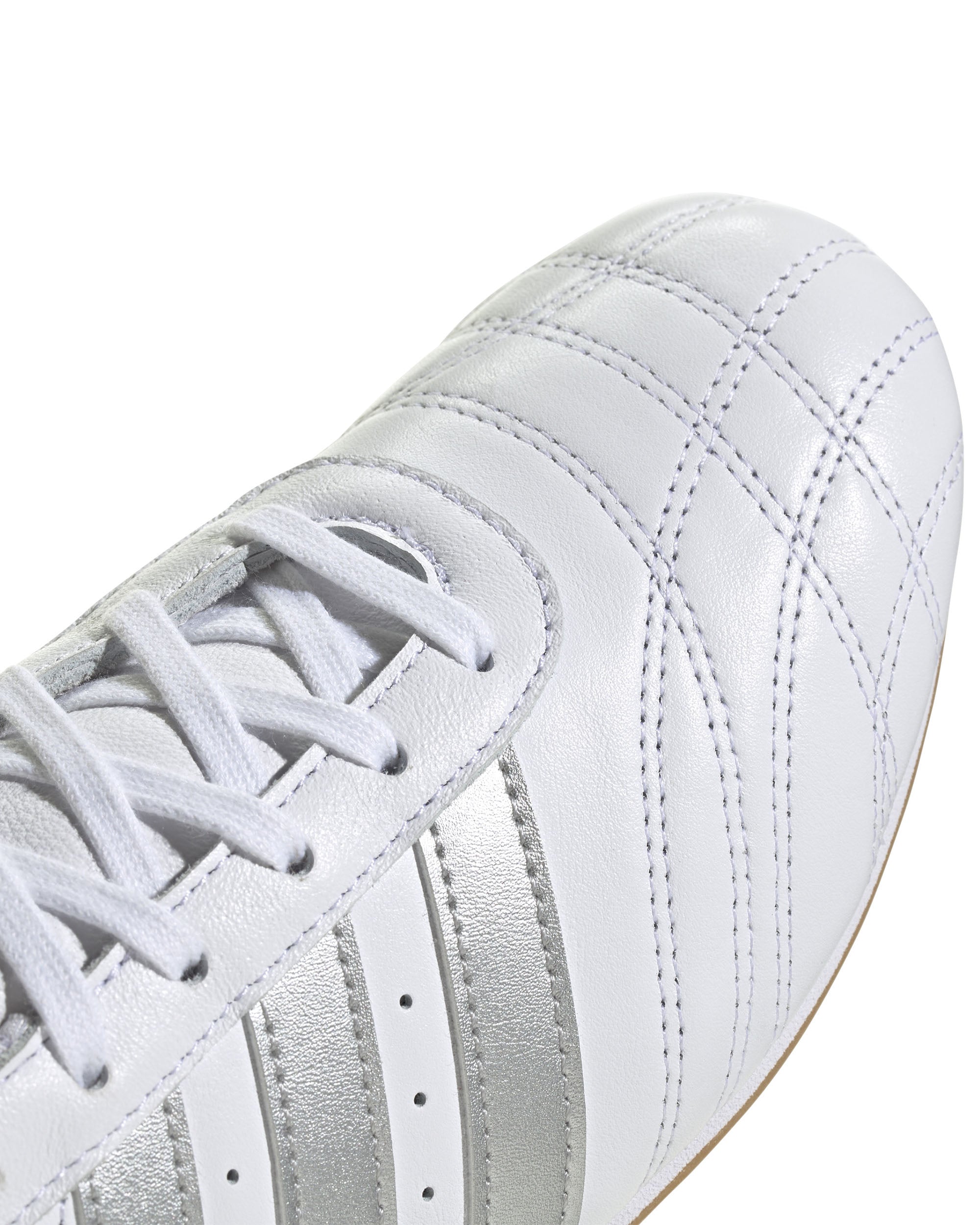 Womens Taekwondo Laced - Cloud White / Silver Metallic / Gum