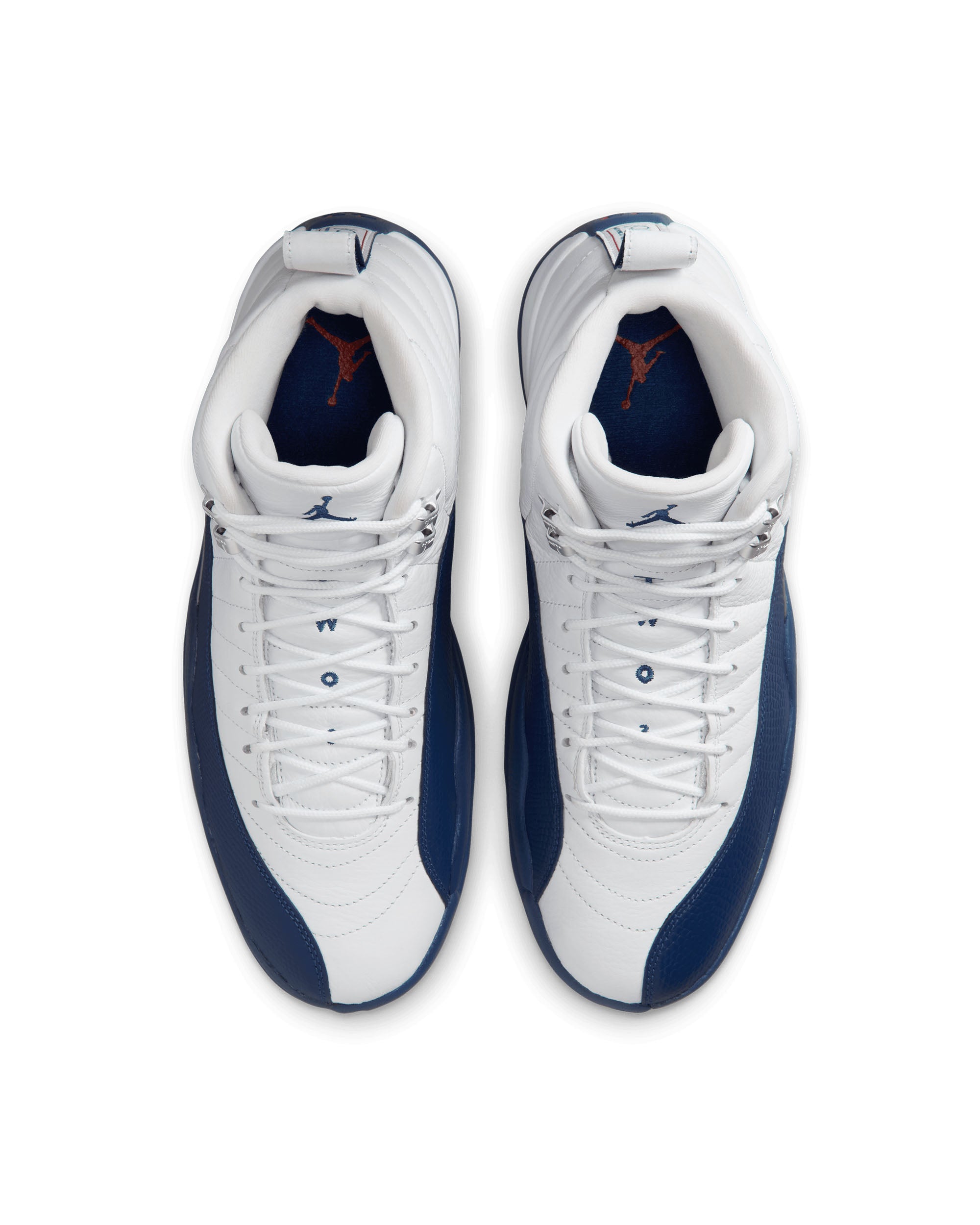 Air Jordan 12 Retro - White / French Blue / Metallic Silver