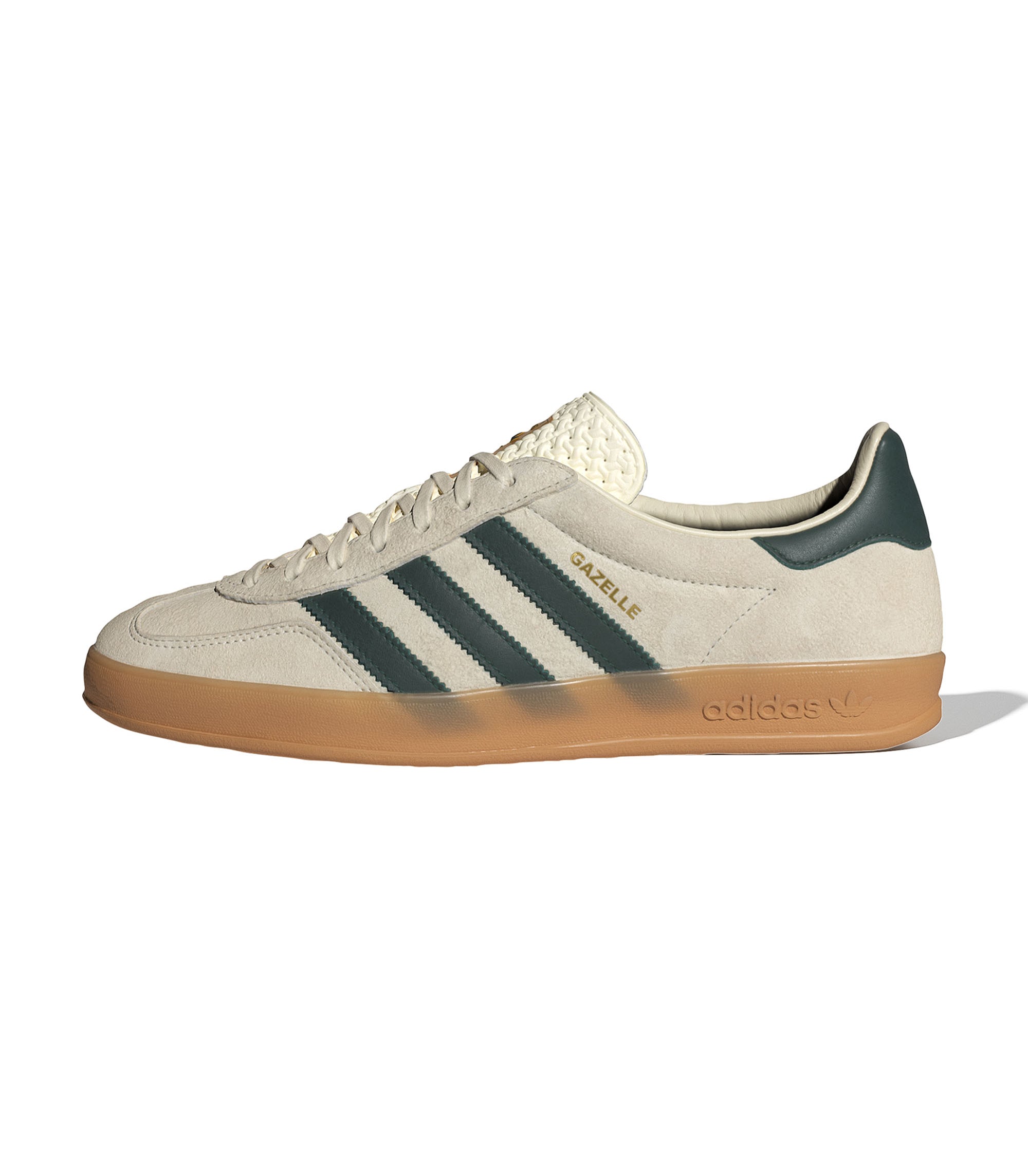 Gazelle Indoor - Cream White / Collegiate Green / Gum