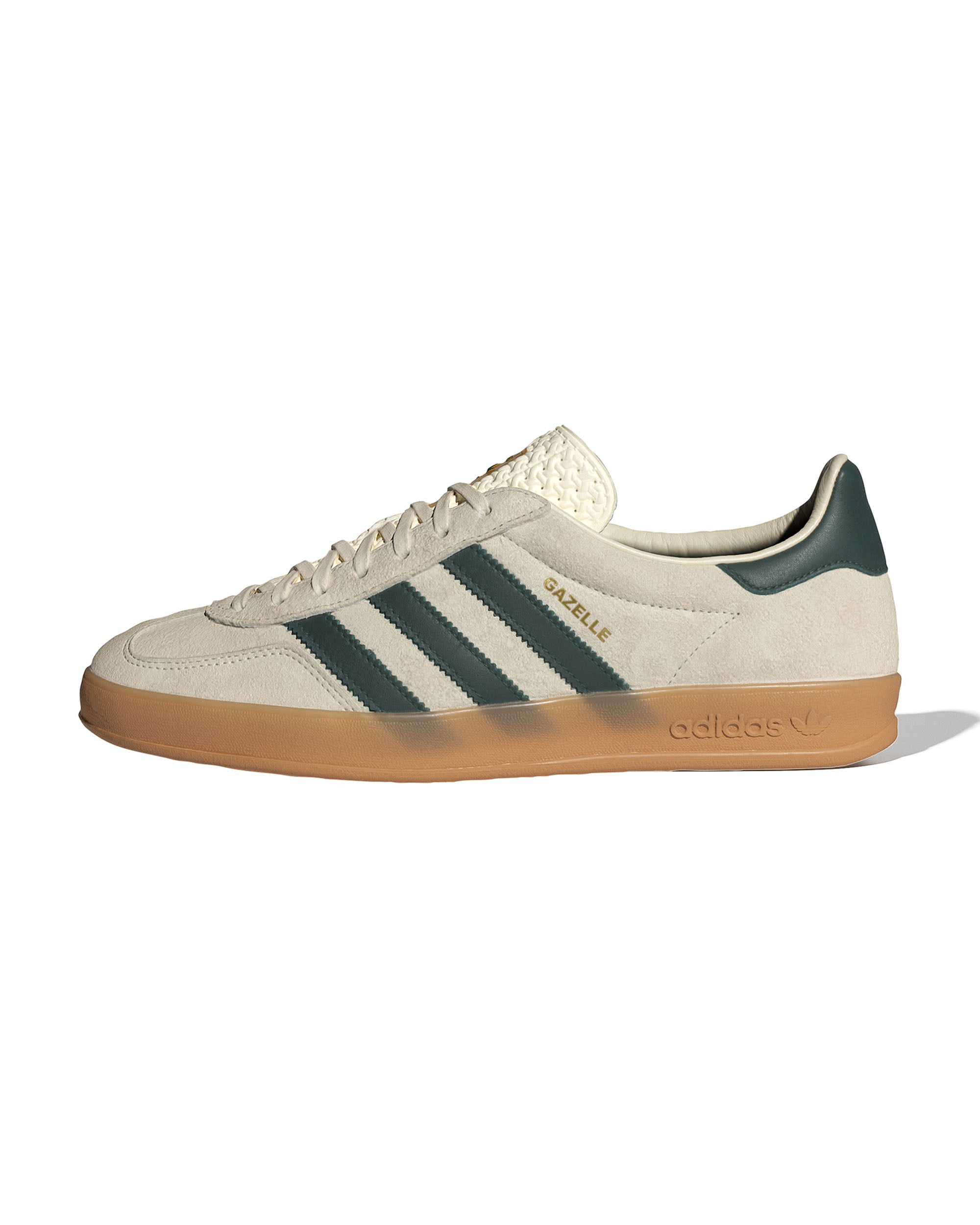 Gazelle Indoor - Cream White / Collegiate Green / Gum