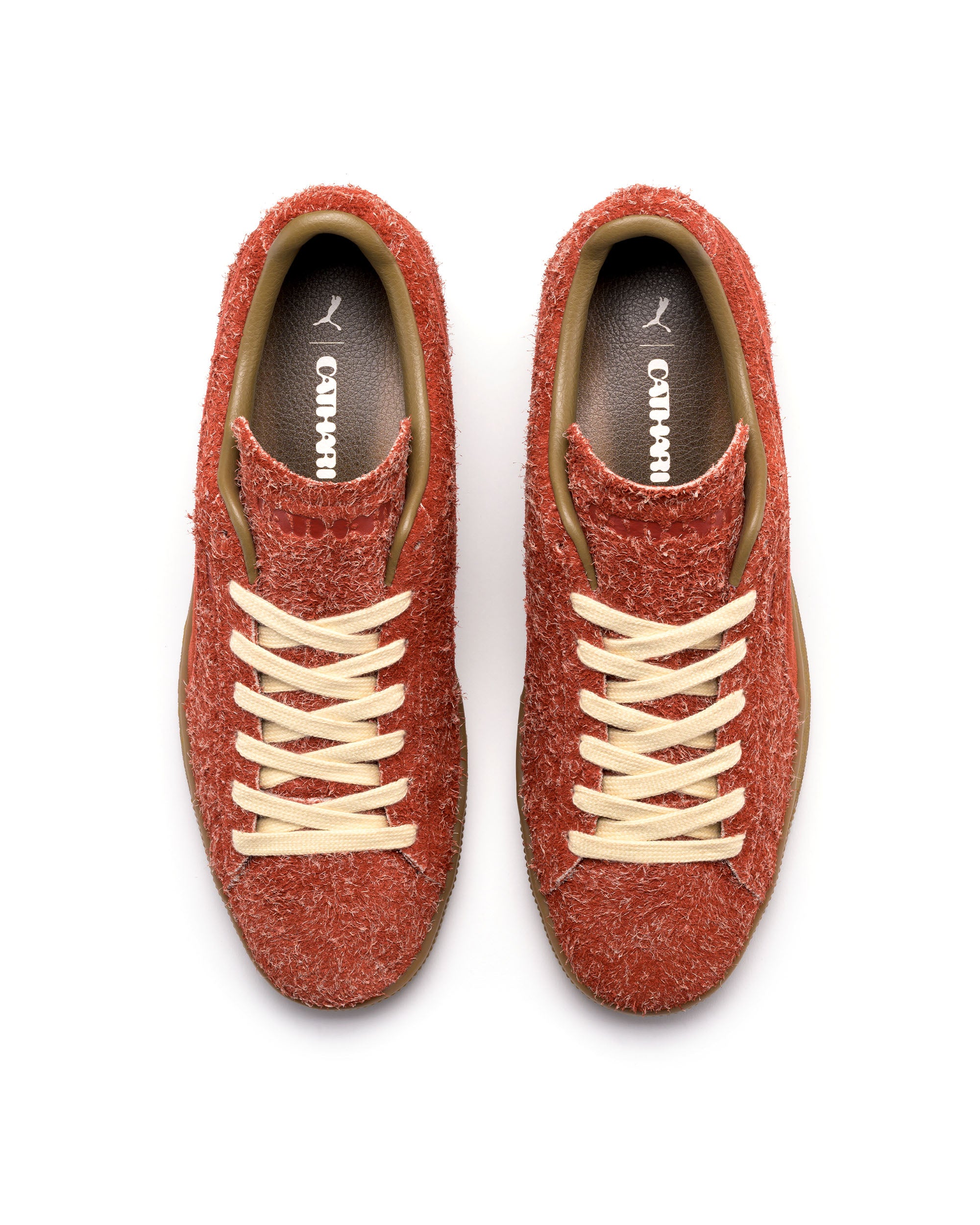 Danielle Cathari Fuzzy Sneaker - Mars Red