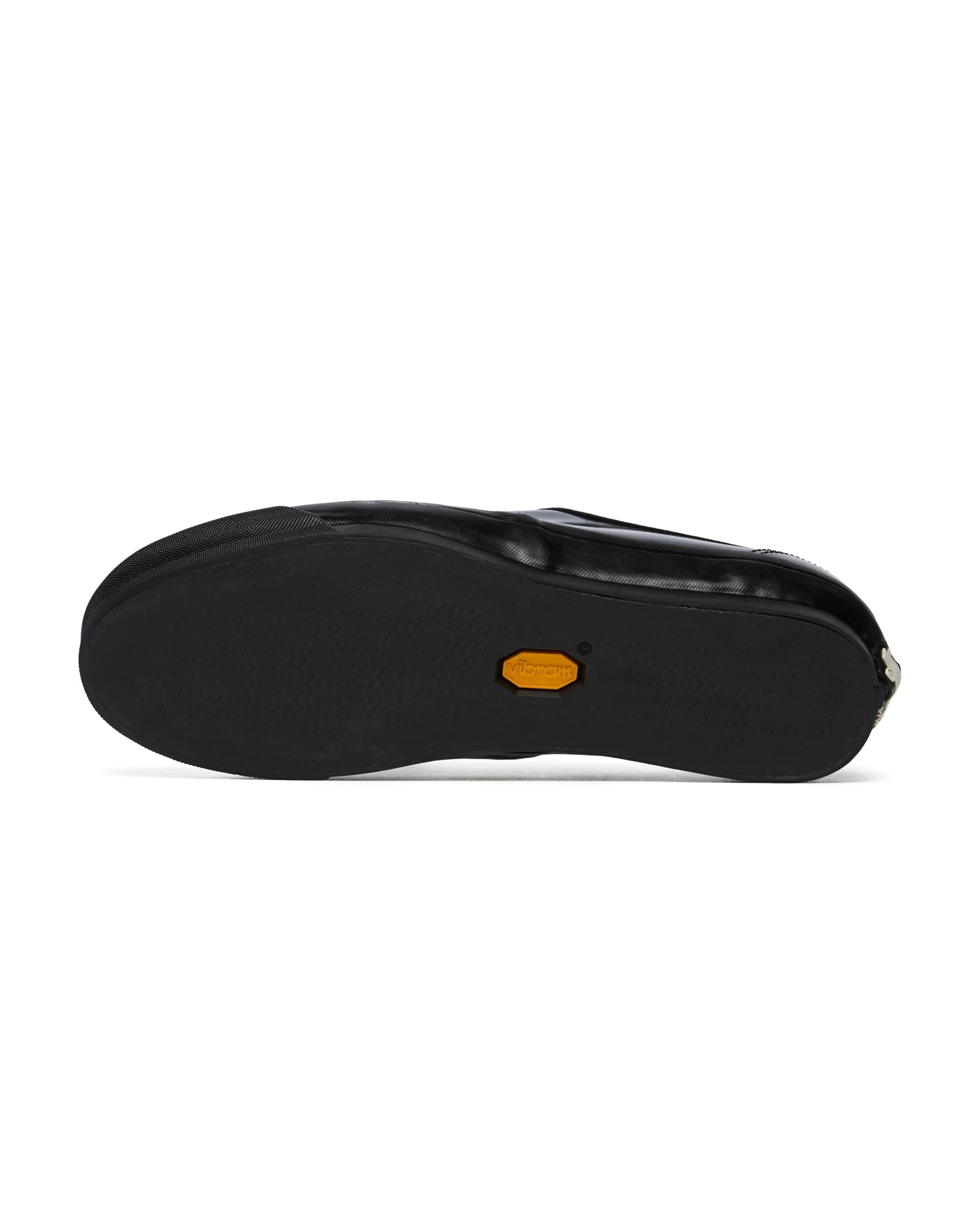 OTW Authentic 44 Siped Vibram Gloss Leather Brogue - Black / Black
