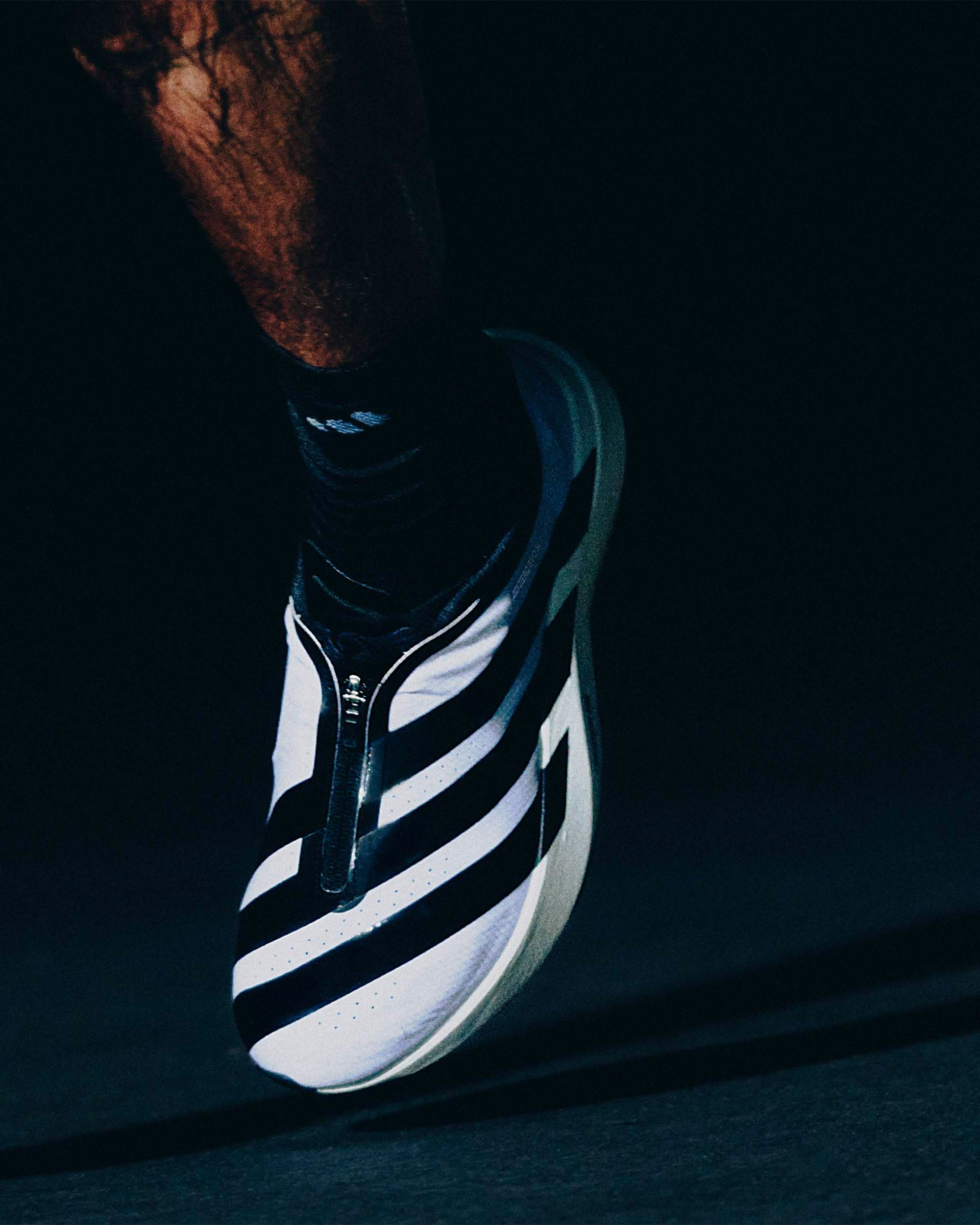 Adizero Evo SL ZIP - White / Black / Silver