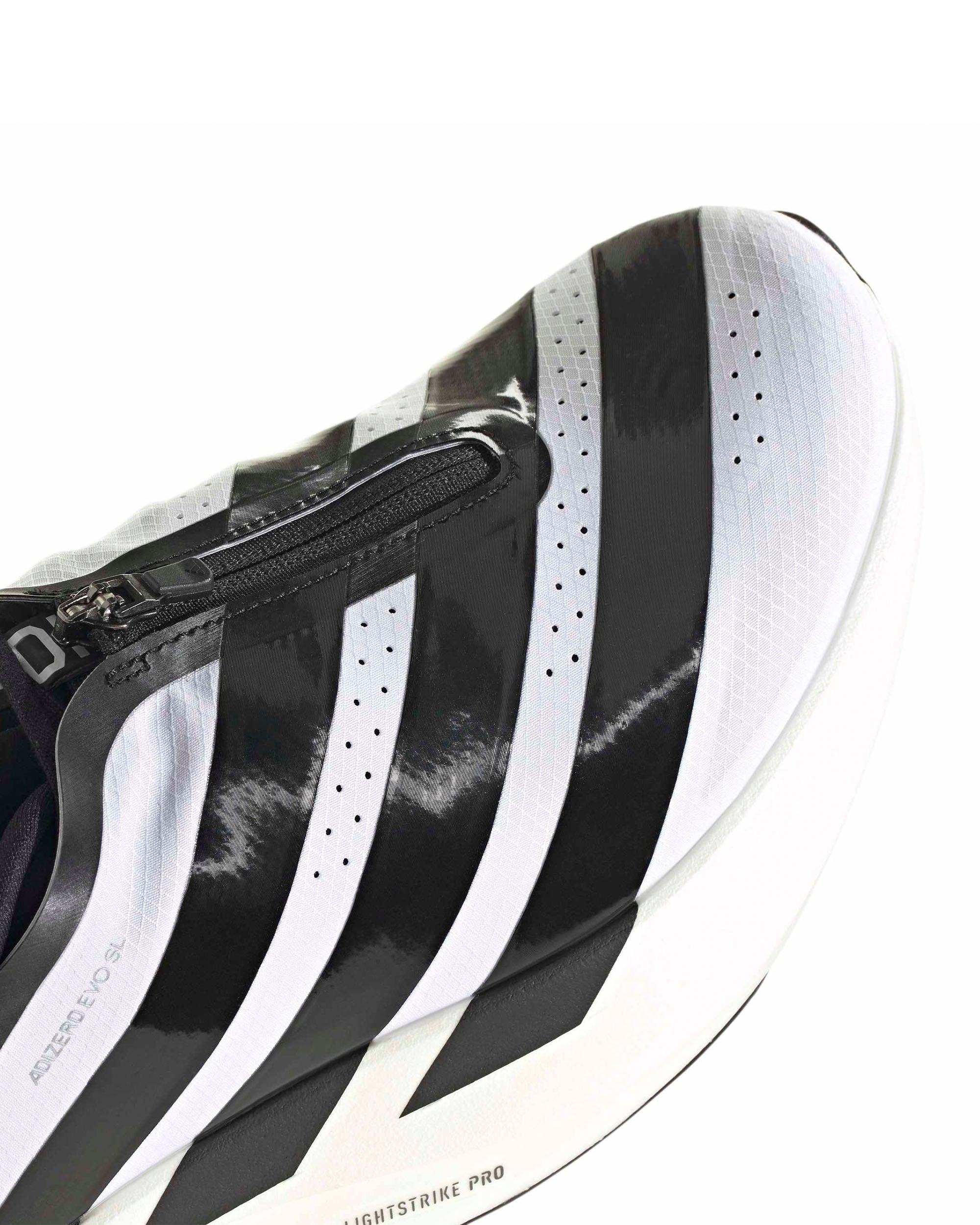 Adizero Evo SL ZIP - White / Black / Silver
