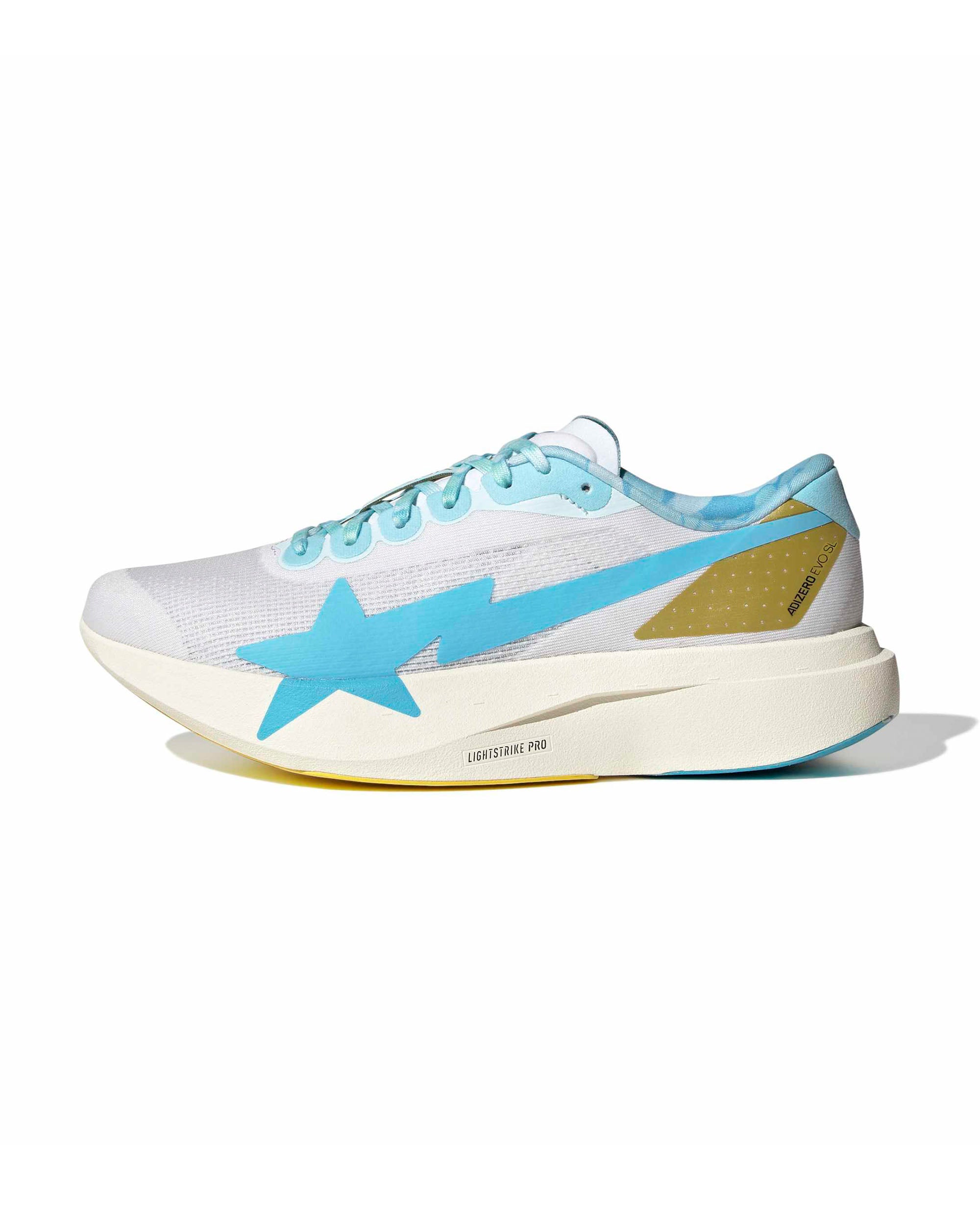 BAPE Adizero Evo SL - White / Gold / Off White