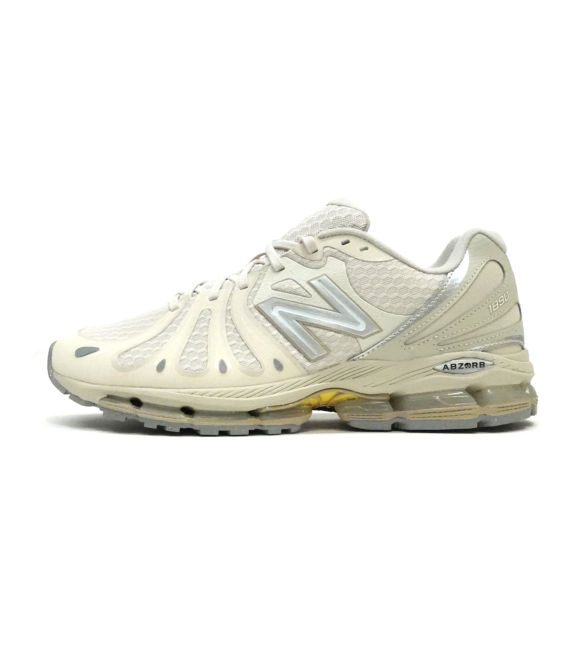 U1890 - Linen / Punch Yellow