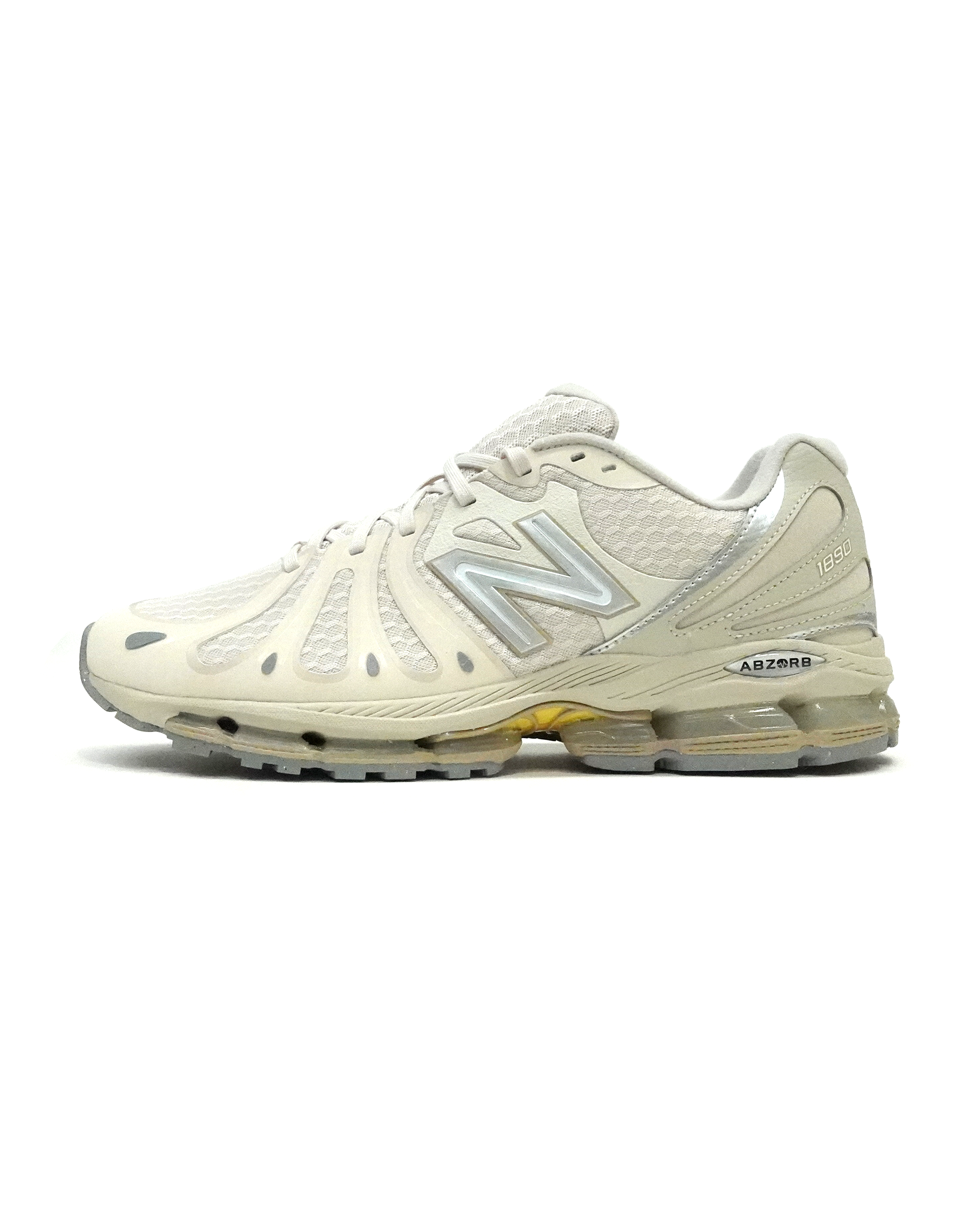 U1890 - Linen / Punch Yellow