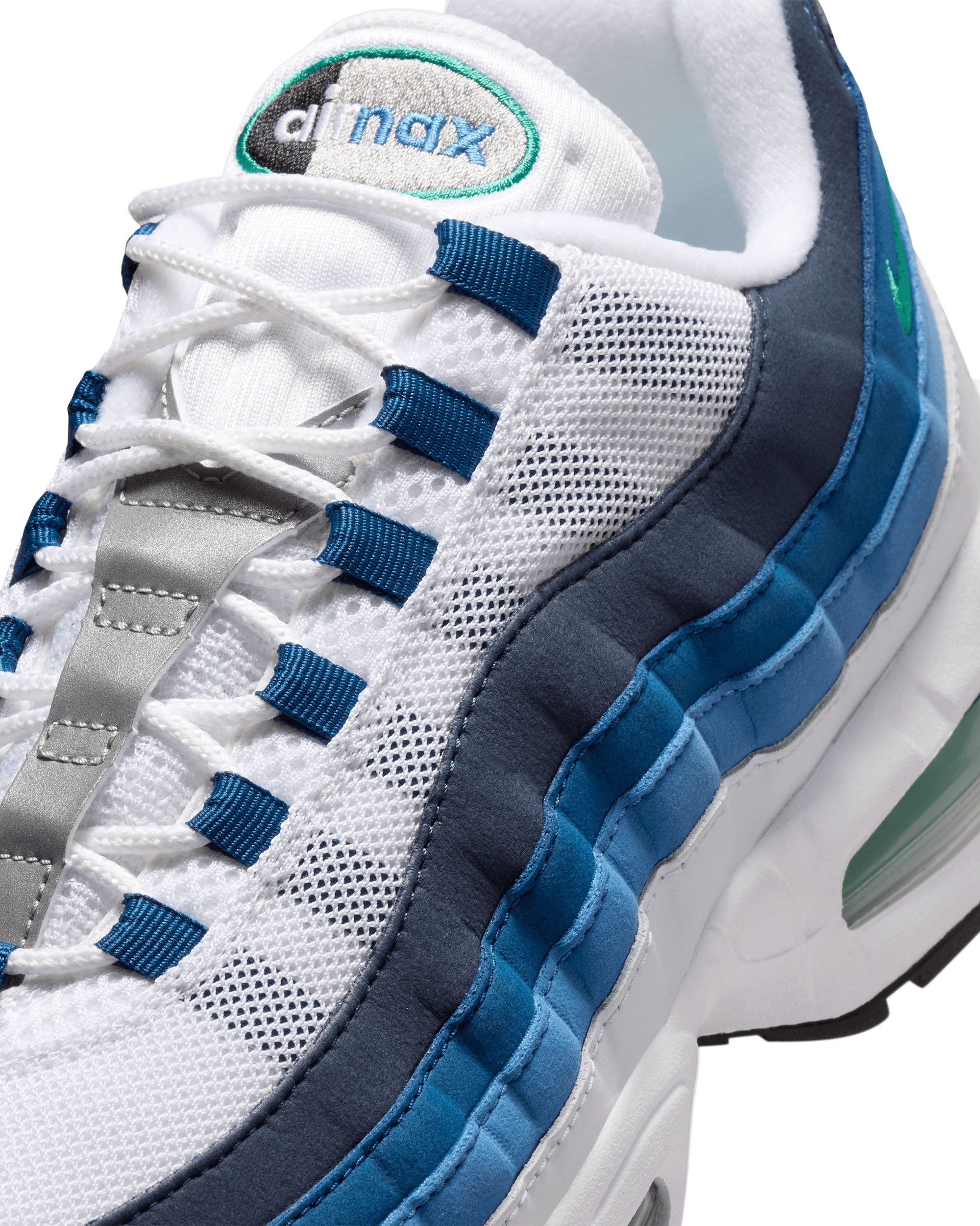 Nike Air Max 95 OG - White / Emerald Green / Lake Blue
