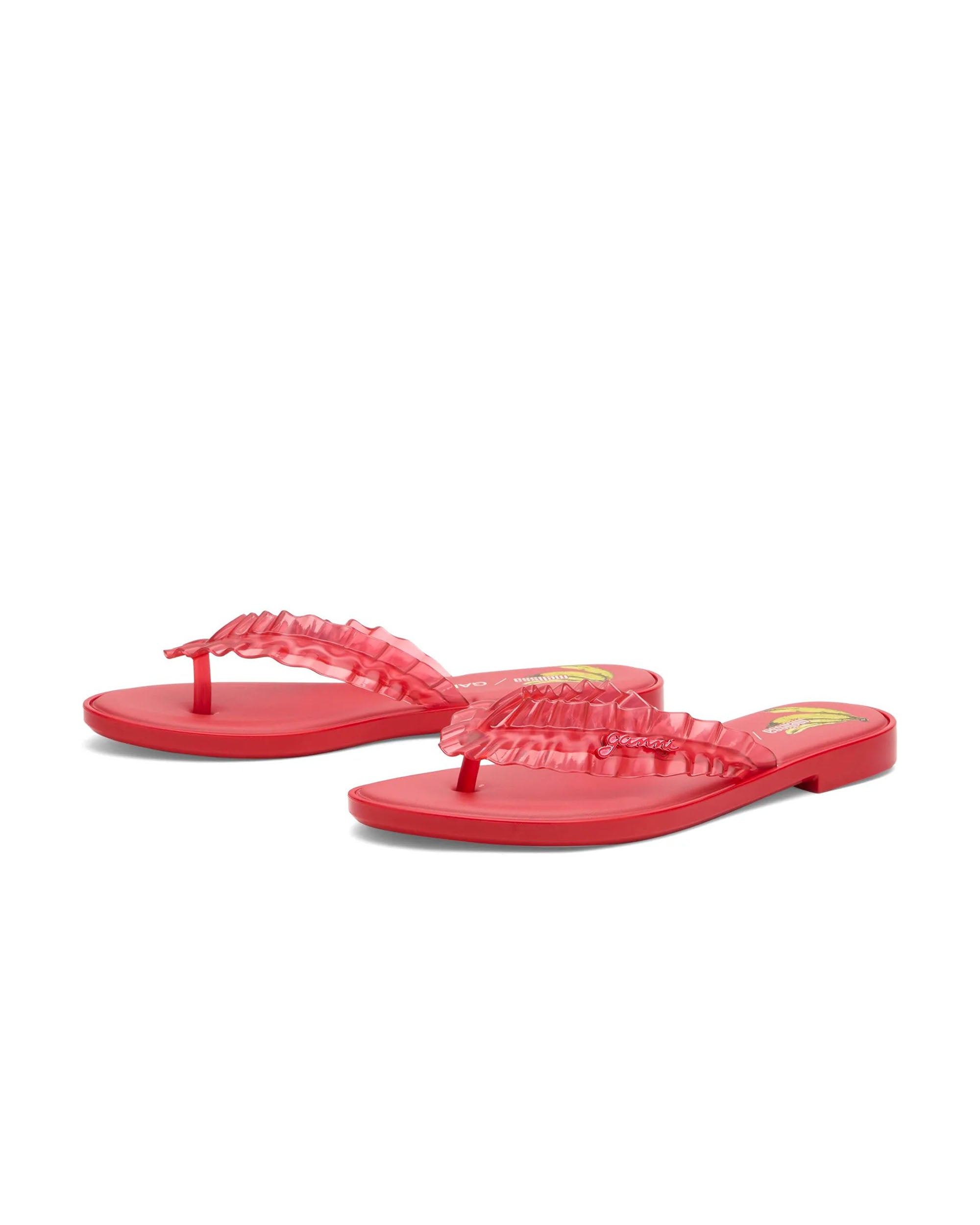 Ganni Flip Flop Slim - Red