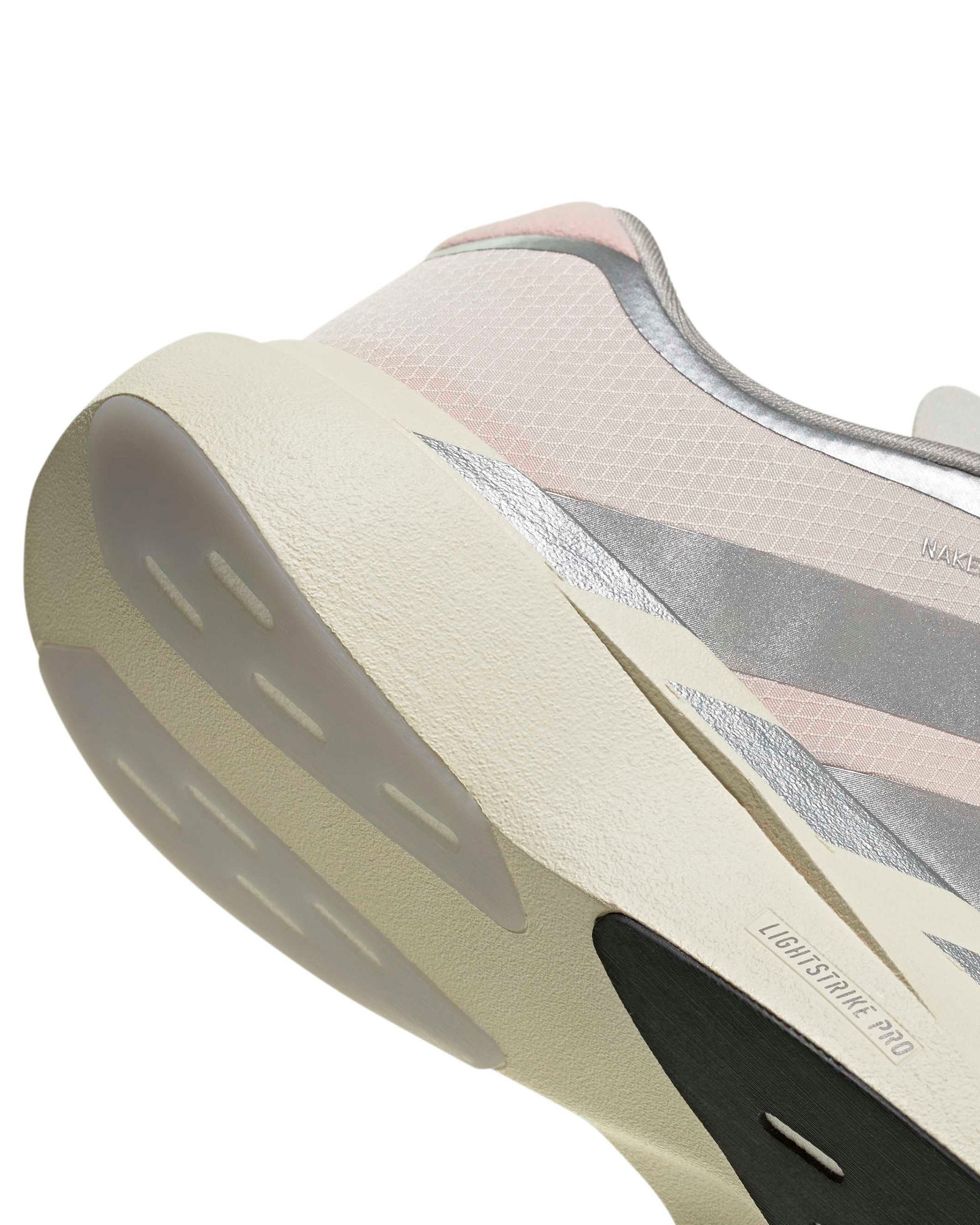 Naked Copenhagen Adizero Evo SL Zip - Sandy Pink / Silver Metallic / Off White