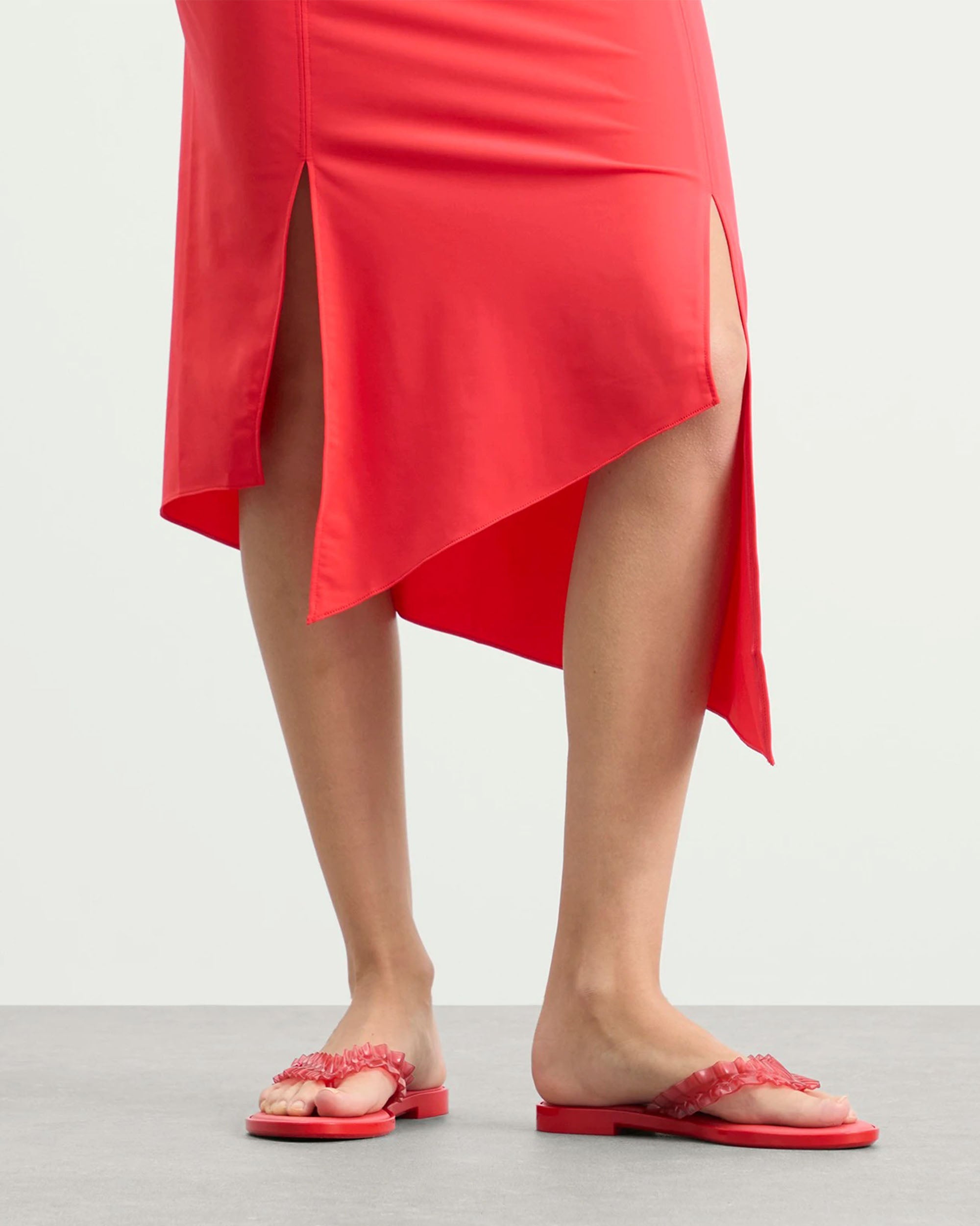 Ganni Flip Flop Slim - Red