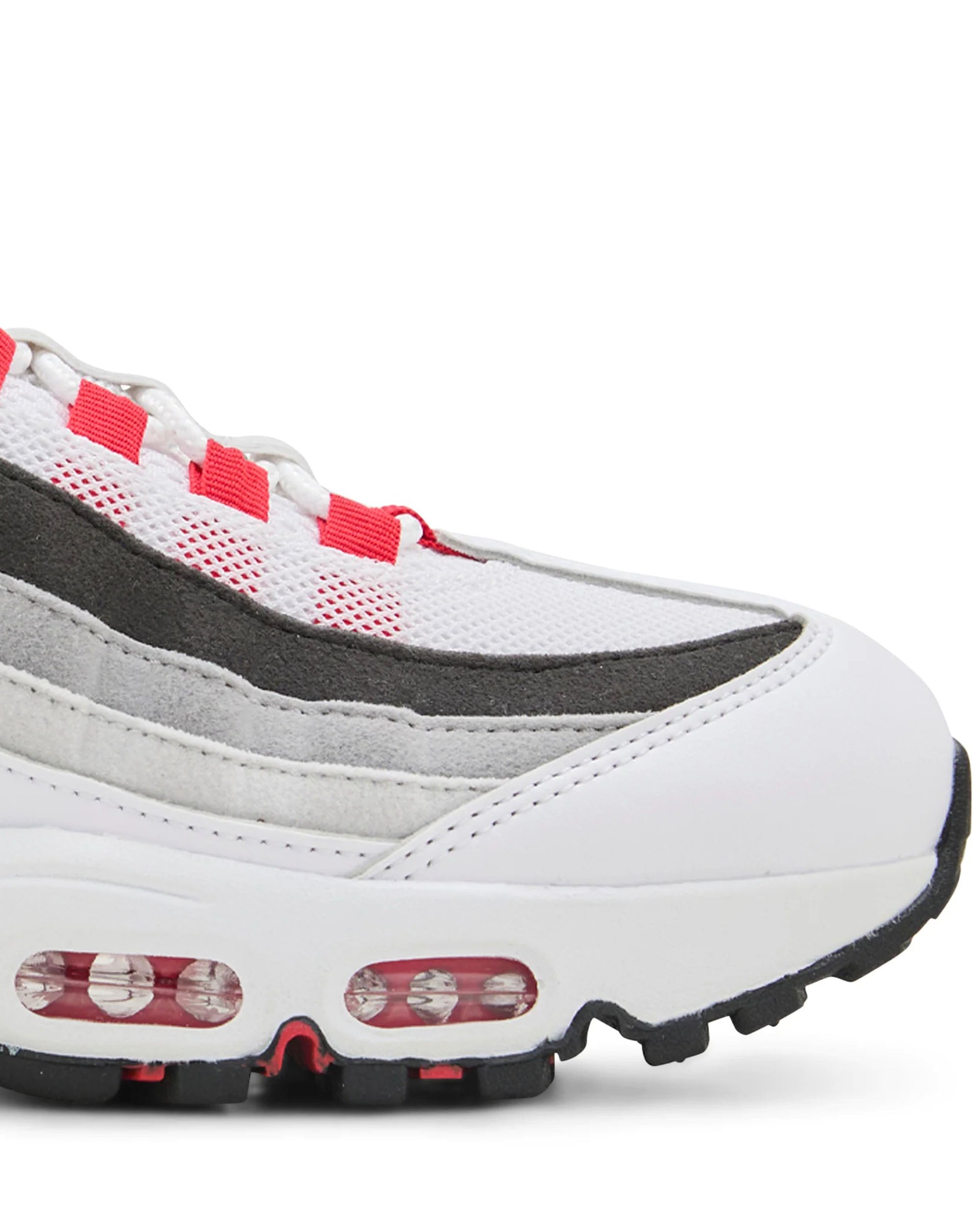 Air Max 95 Premium - White / Comet Red / Neutral Grey