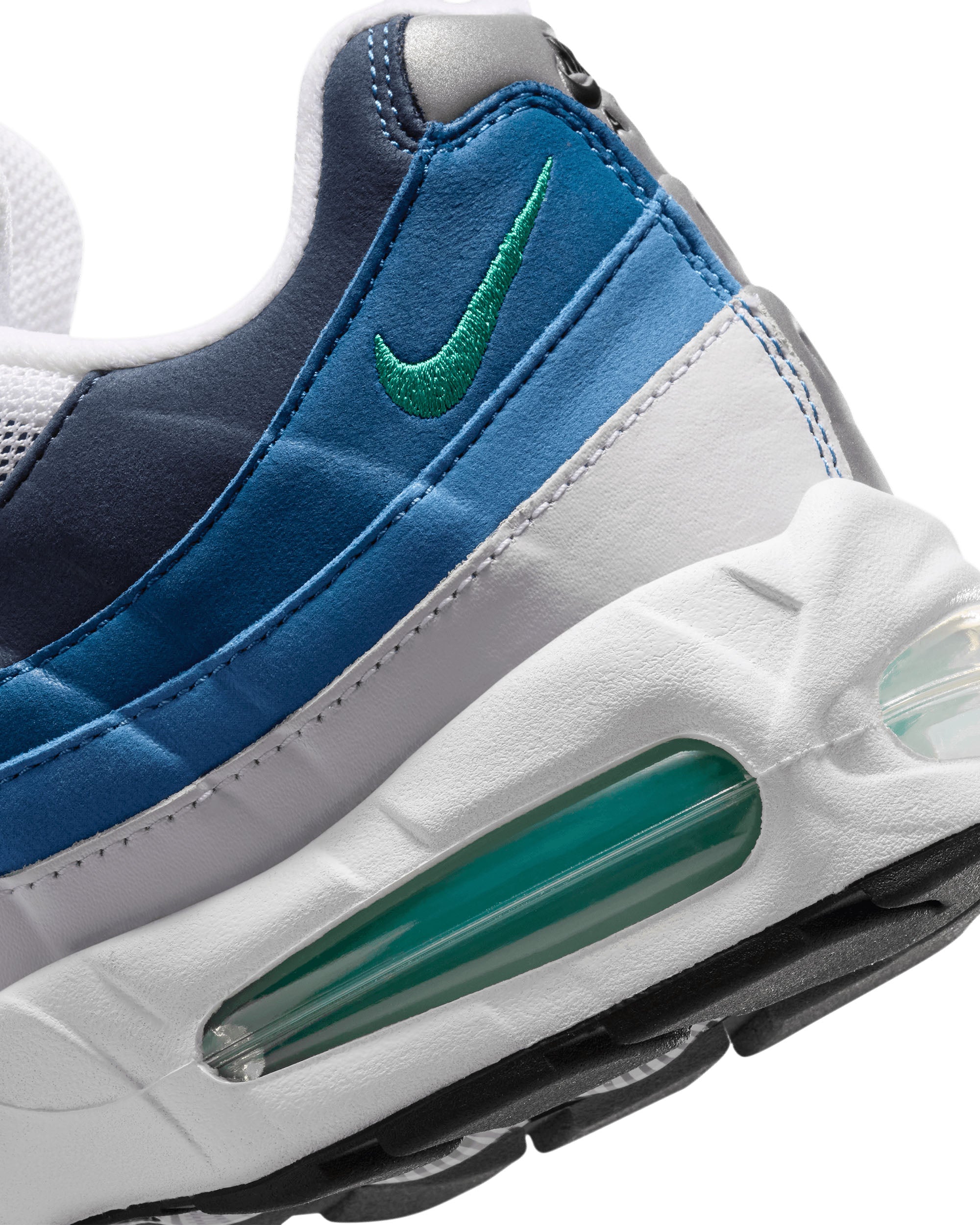 Nike Air Max 95 OG - White / Emerald Green / Lake Blue