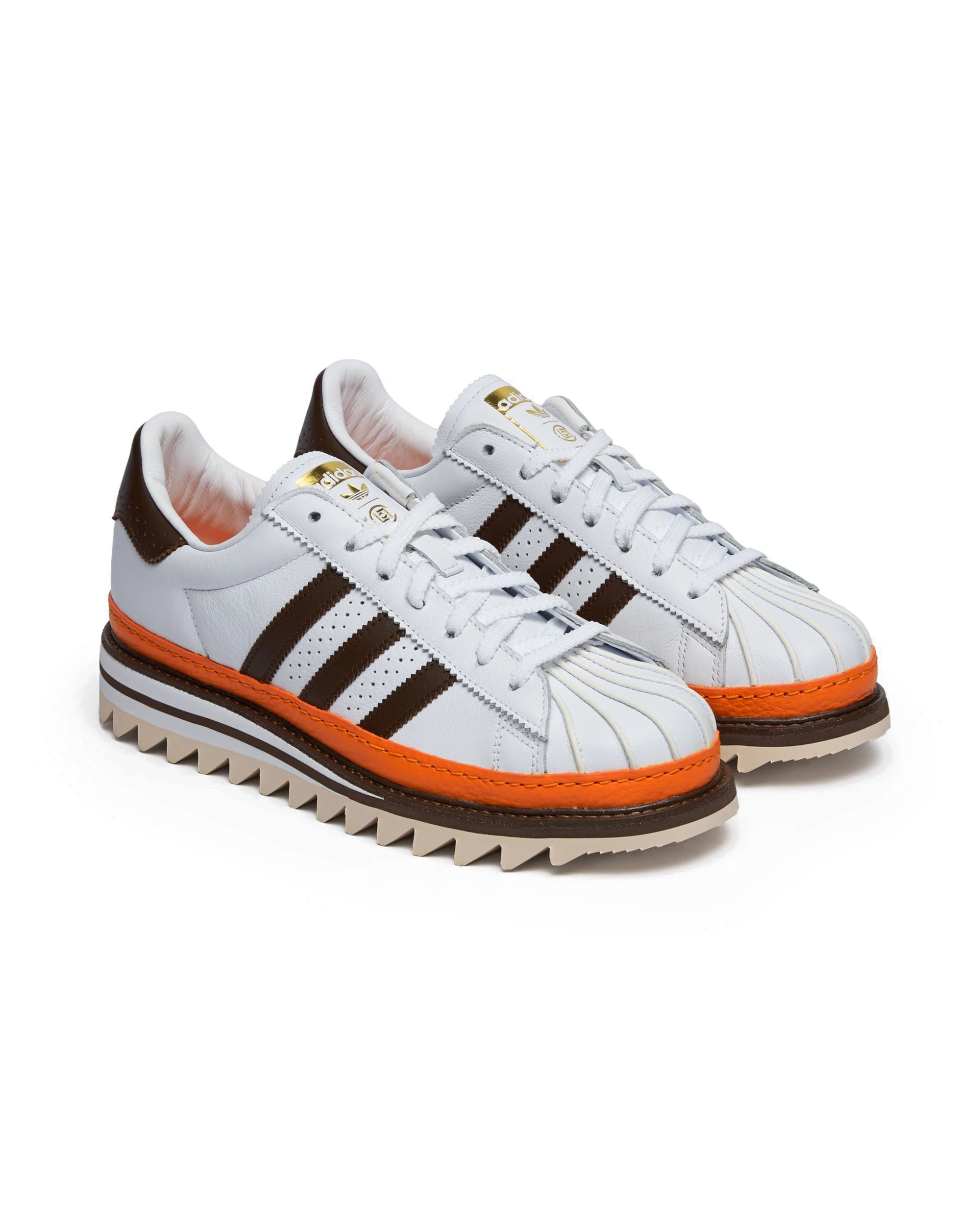 CLOT Superstar - Coffee / Orange