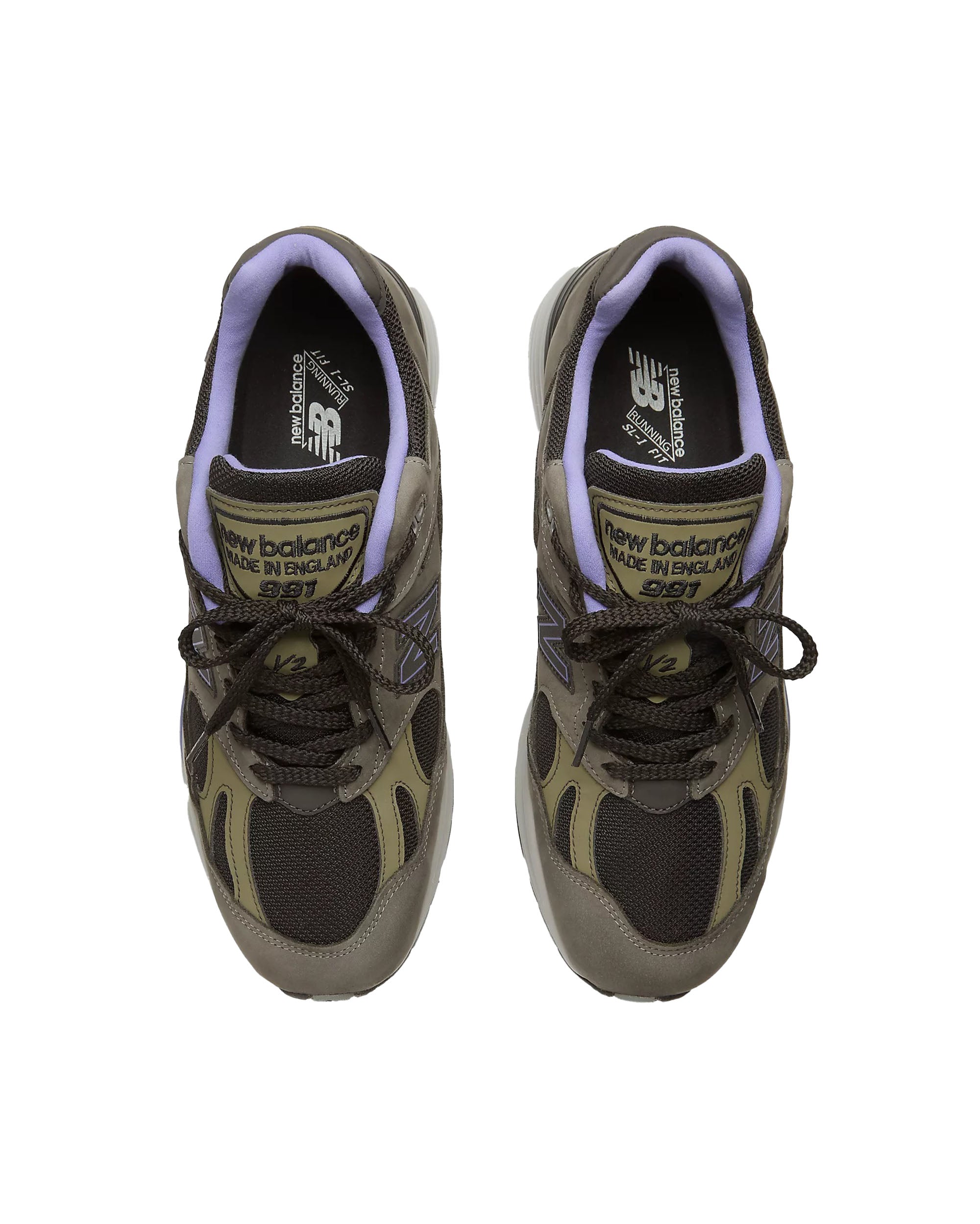 Made in UK 991v2 - Magnet / Black / Corsican Blue