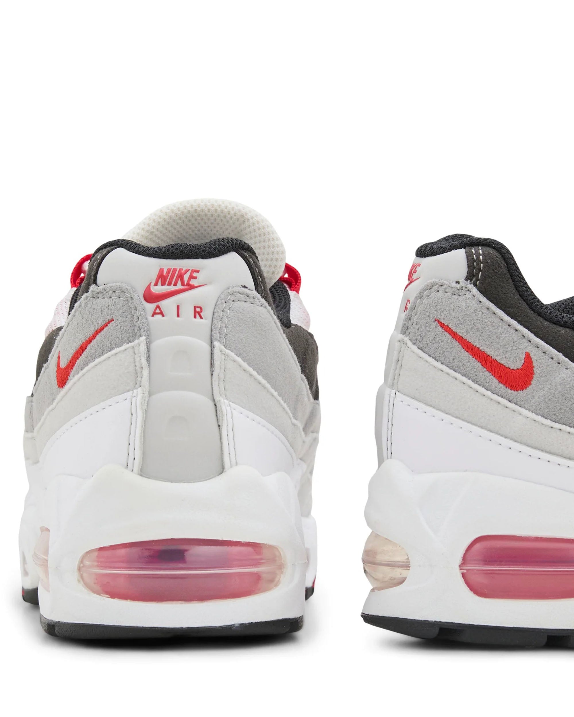 Air Max 95 Premium - White / Comet Red / Neutral Grey