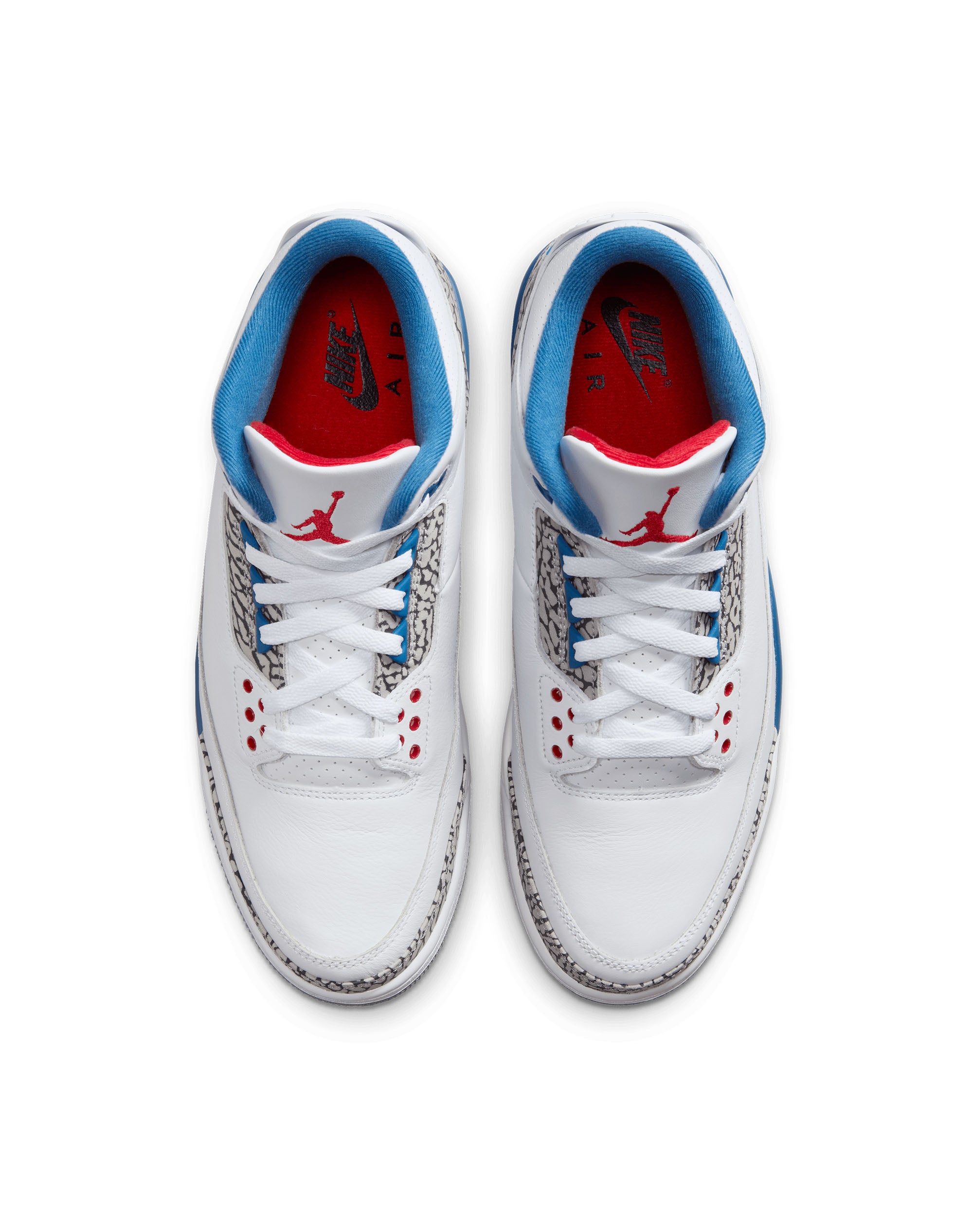 Air Jordan 3 Retro OG "True Blue" - White / True Blue