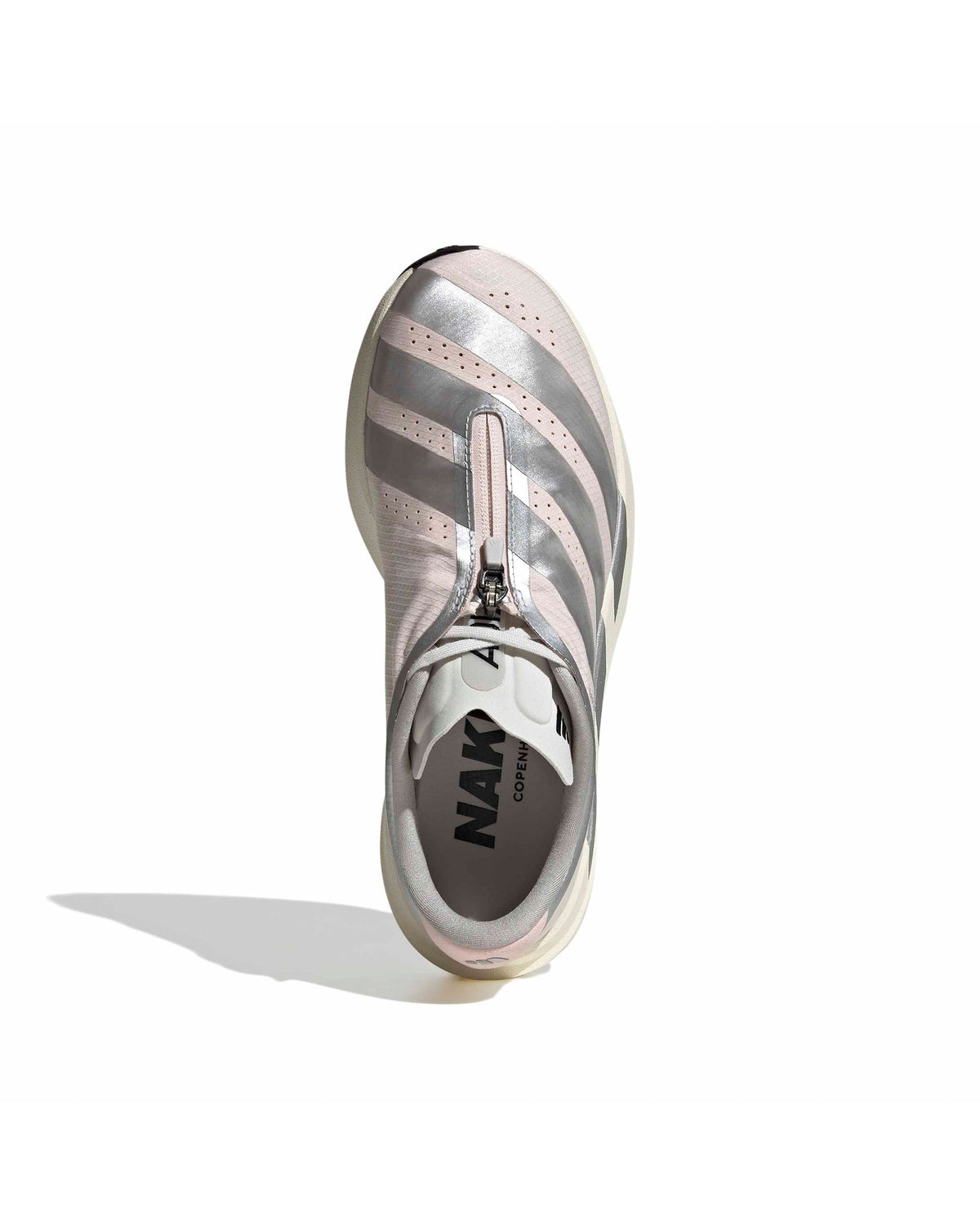 Naked Copenhagen Adizero Evo SL Zip - Sandy Pink / Silver Metallic / Off White