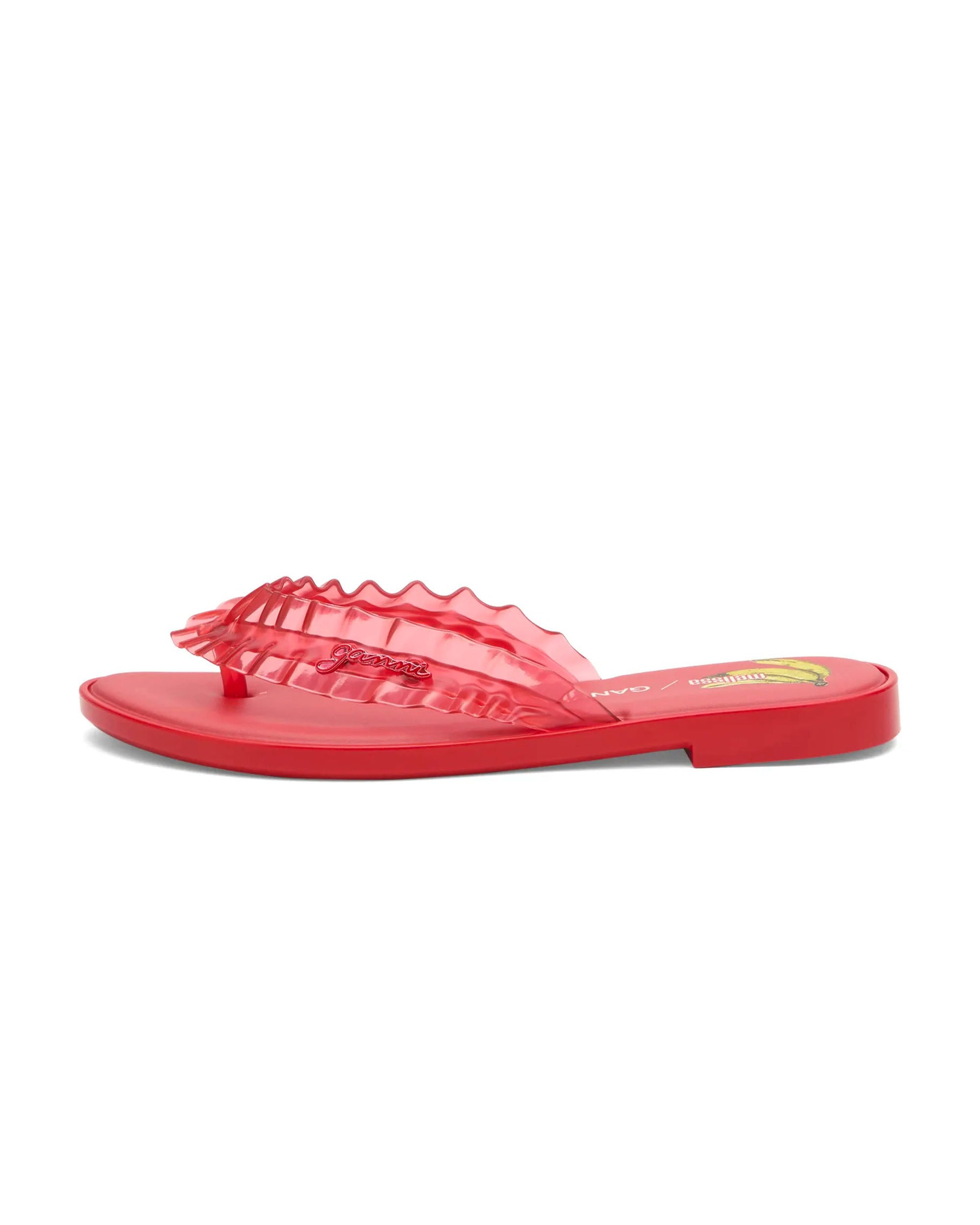 Ganni Flip Flop Slim - Red