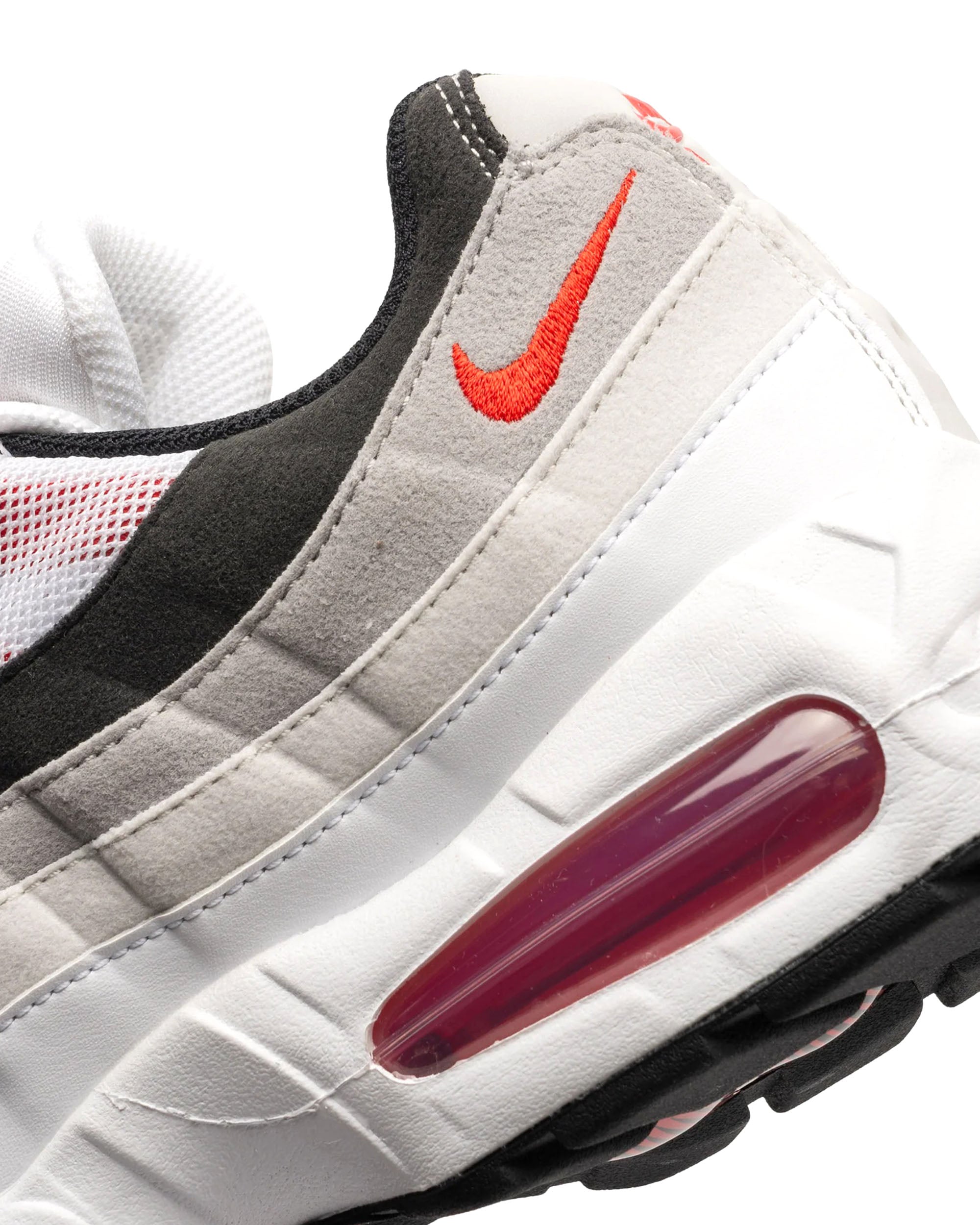 Air Max 95 Premium - White / Comet Red / Neutral Grey