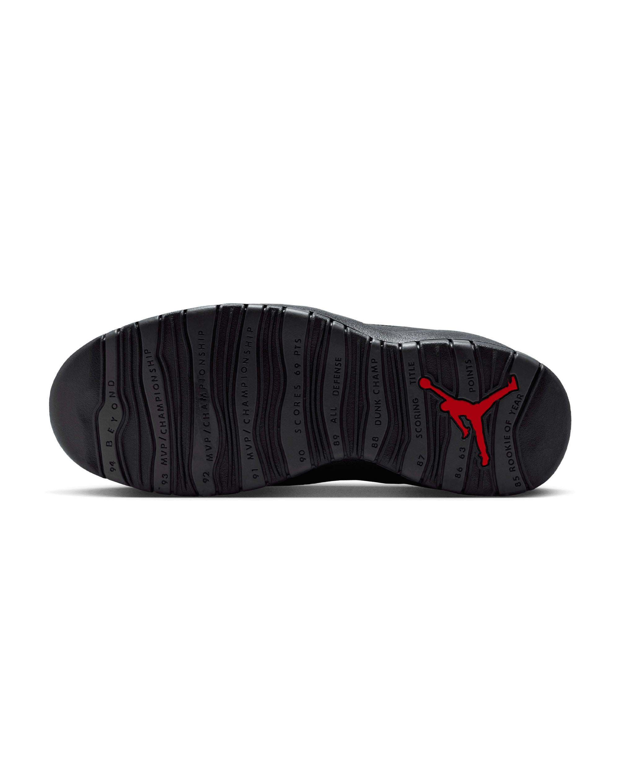 Air Jordan 10 Retro "Shadow" - Charred Grey / True Red / Black