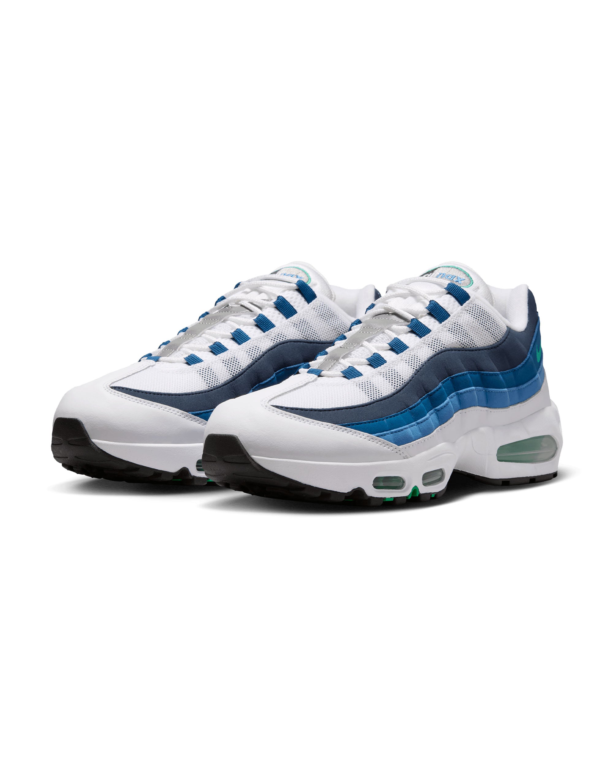 Nike Air Max 95 OG - White / Emerald Green / Lake Blue