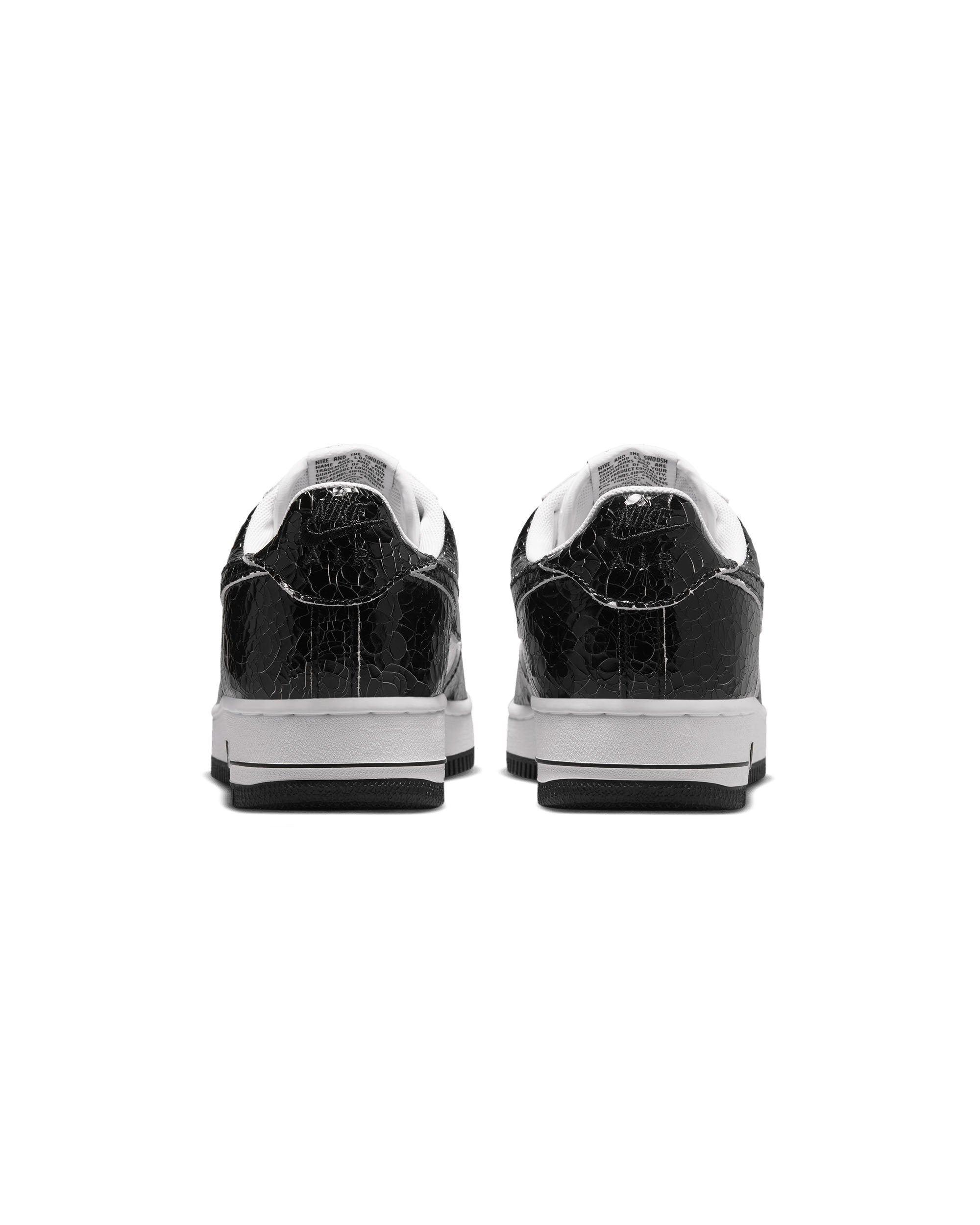 Air Force 1 Cracked Leather - Black / White