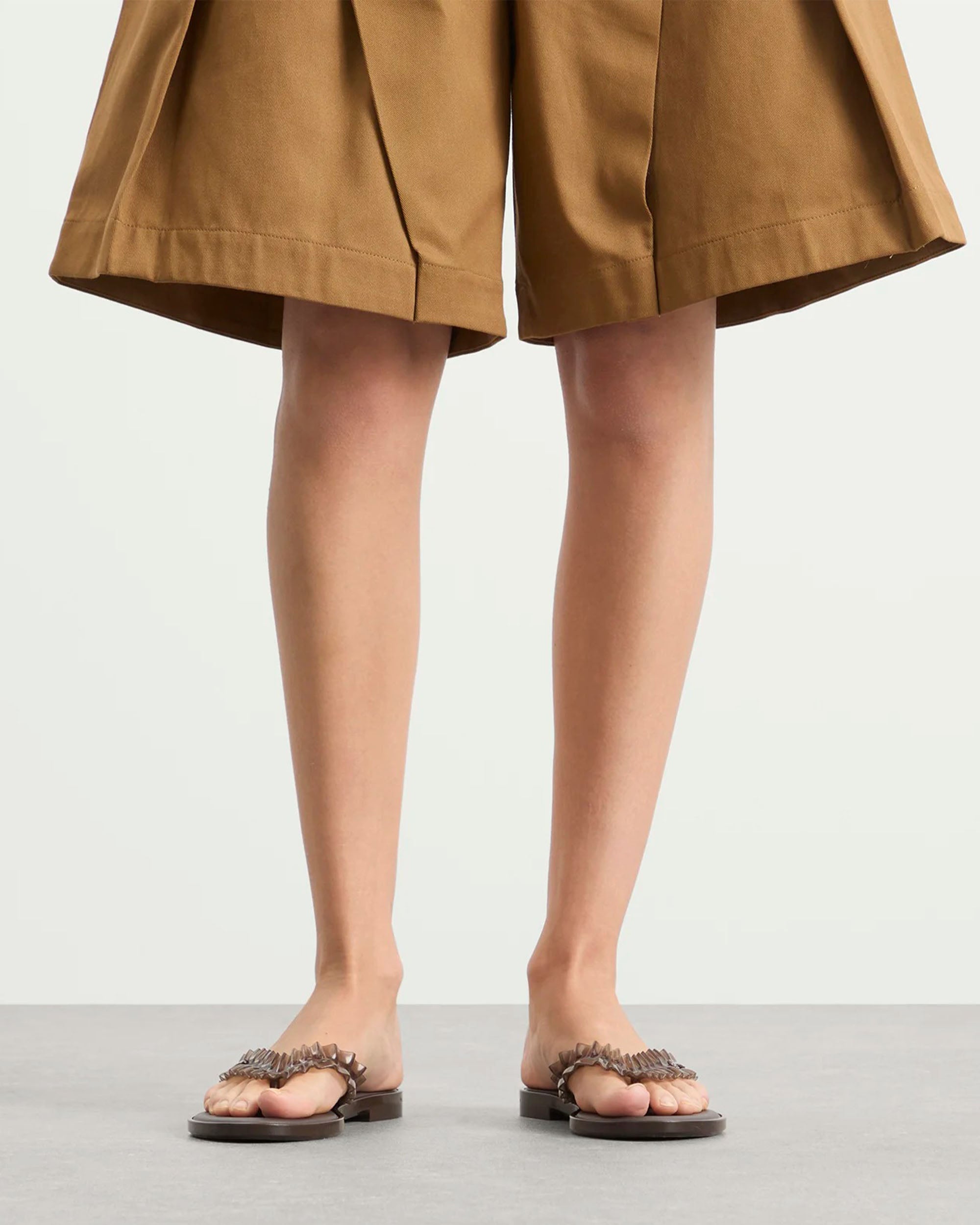 Ganni Flip Flop Slim - Brown