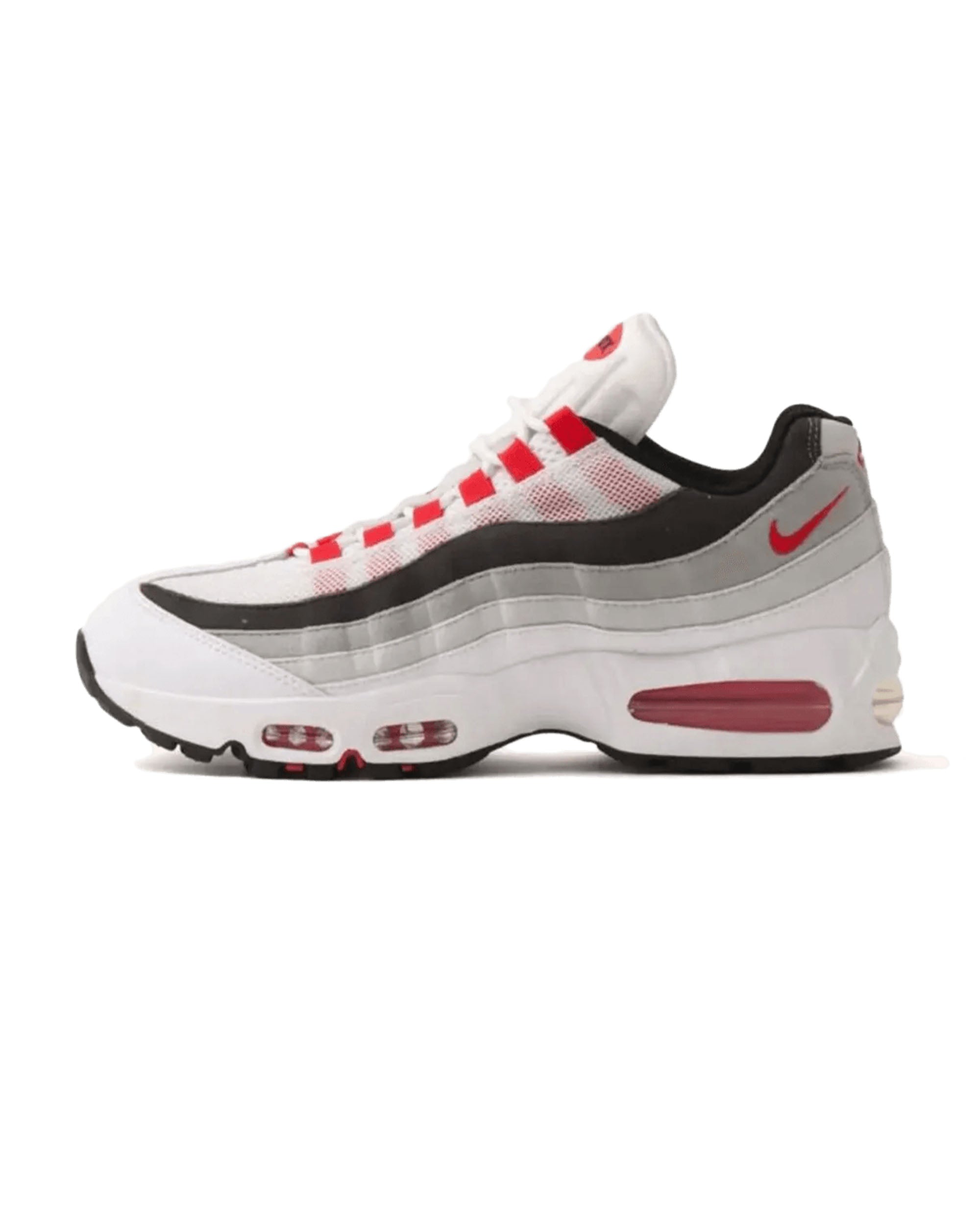 Air Max 95 Premium - White / Comet Red / Neutral Grey