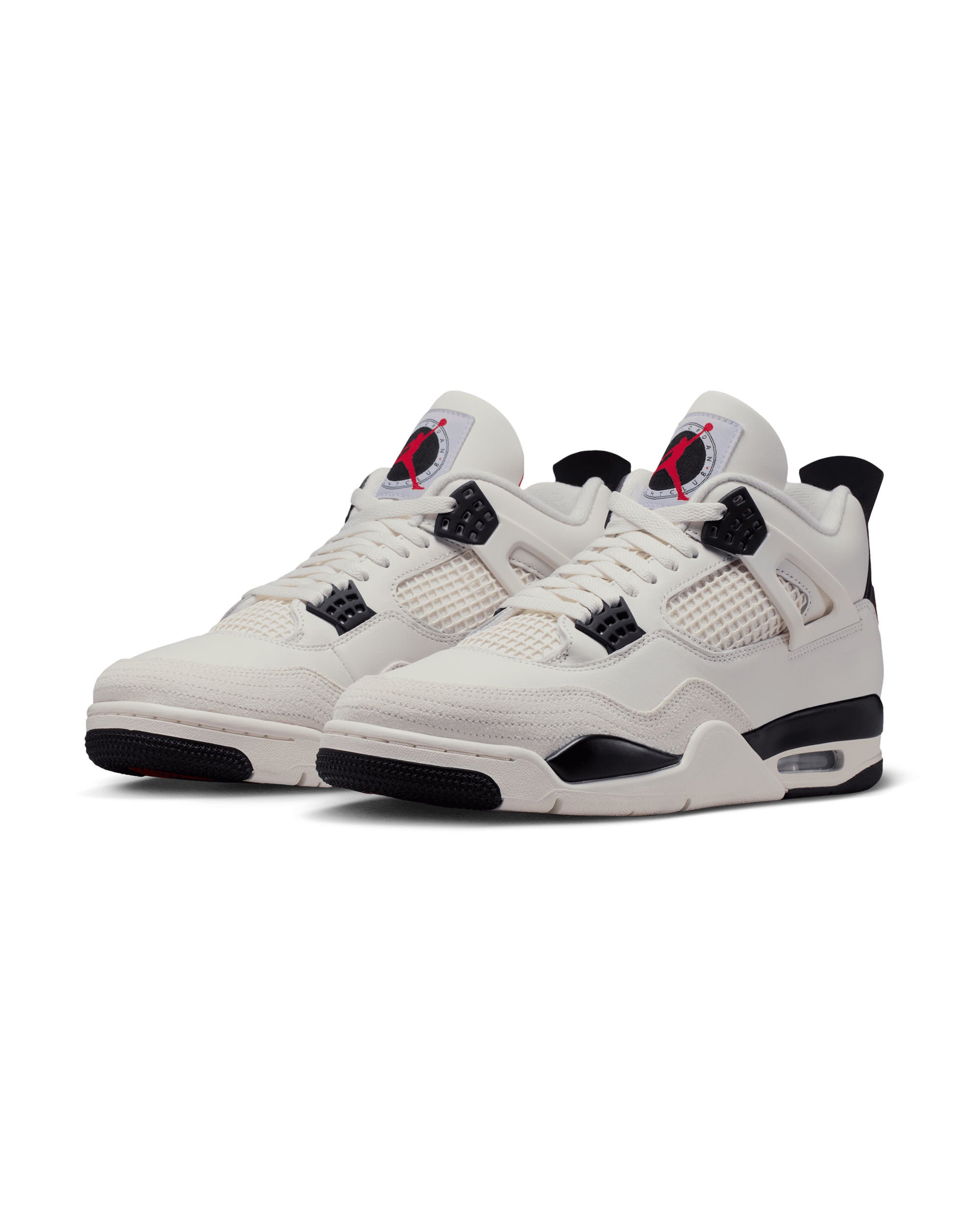 Air Jordan 4 OG FC - Sail / Black / University Red