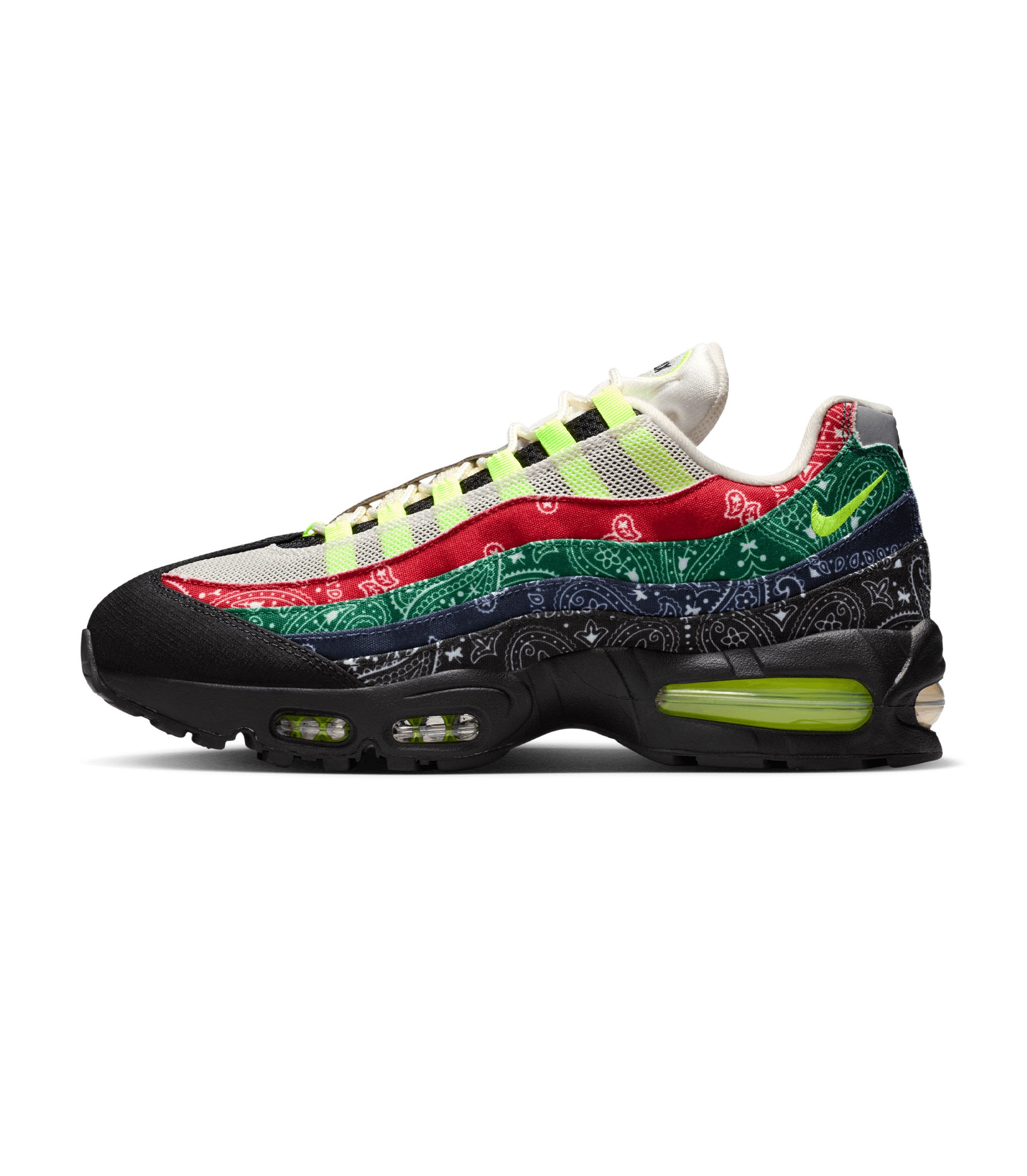 Air Max 95 - Sail / Volt / University Red / Sport Green