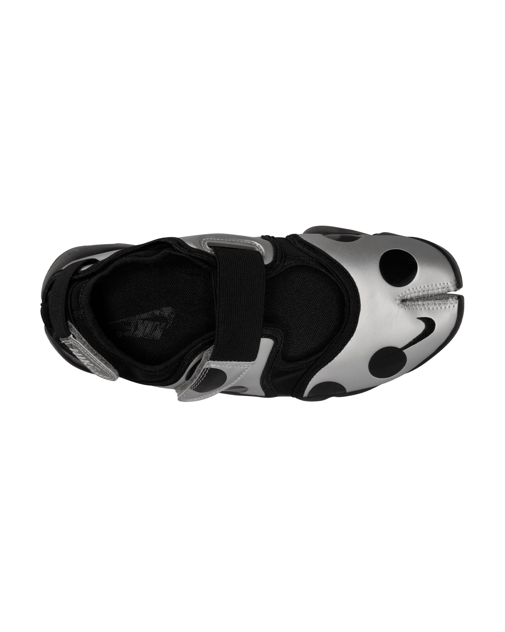 Womens Air Rift Polka Dot - Black / Metallic Silver