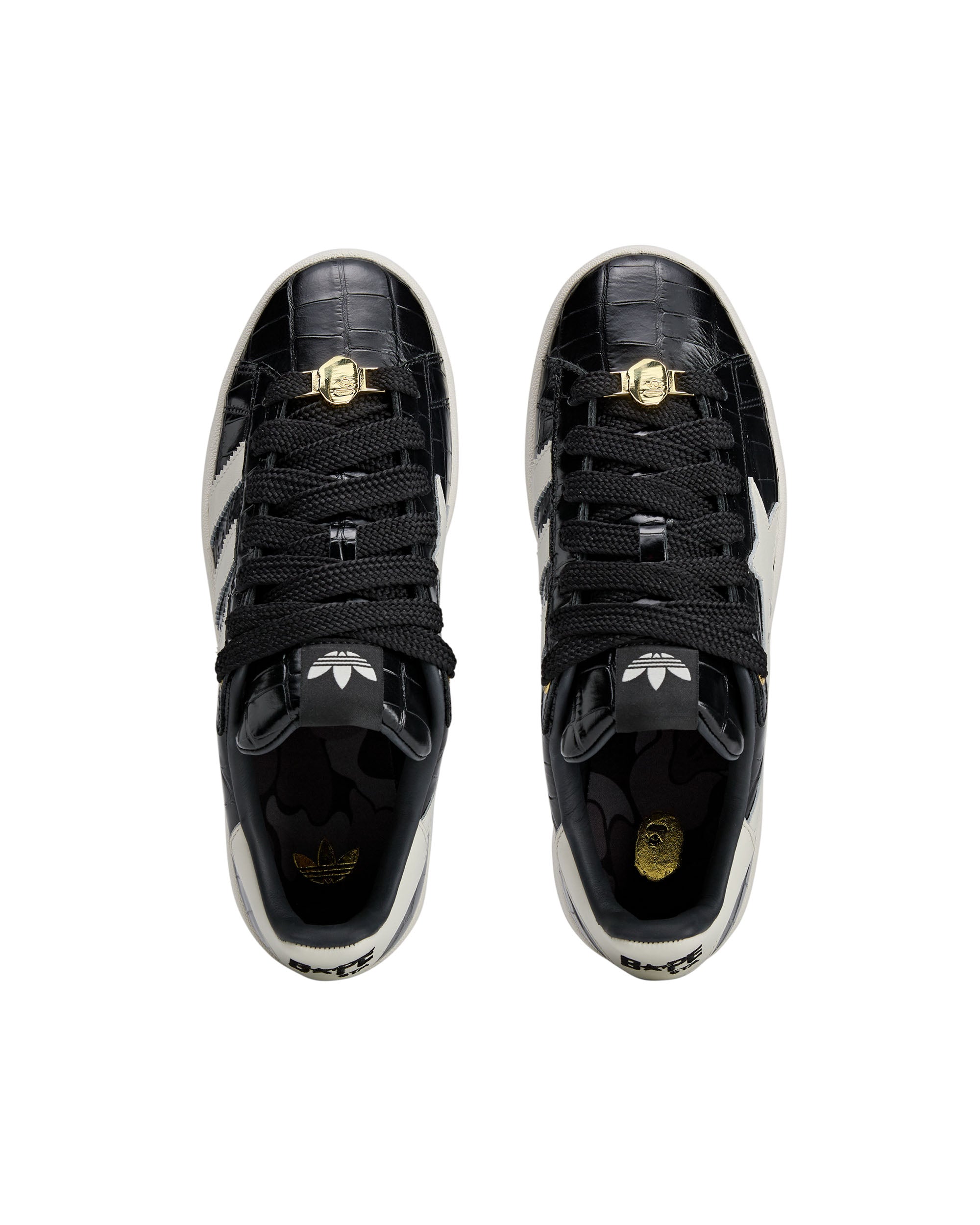 BAPE Campus 00's - Black / White / Gold